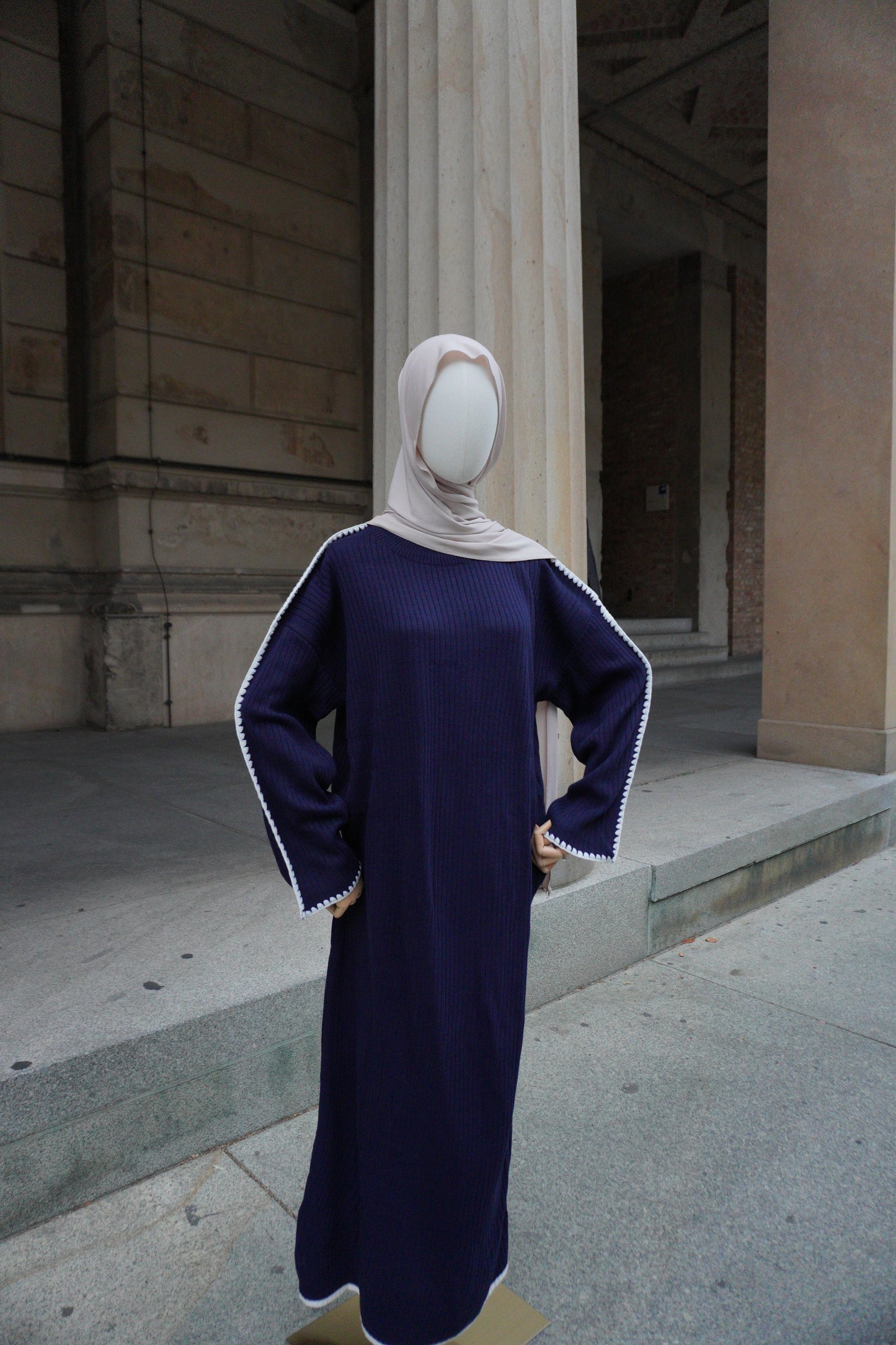 Strickkleid Amara dunkelblau