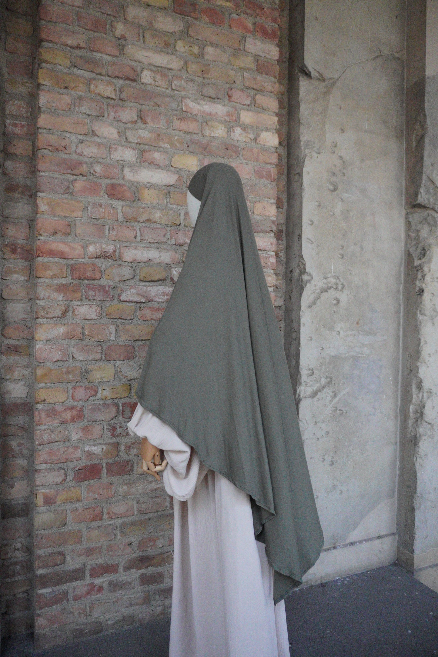 Cotton Khimar Khaki
