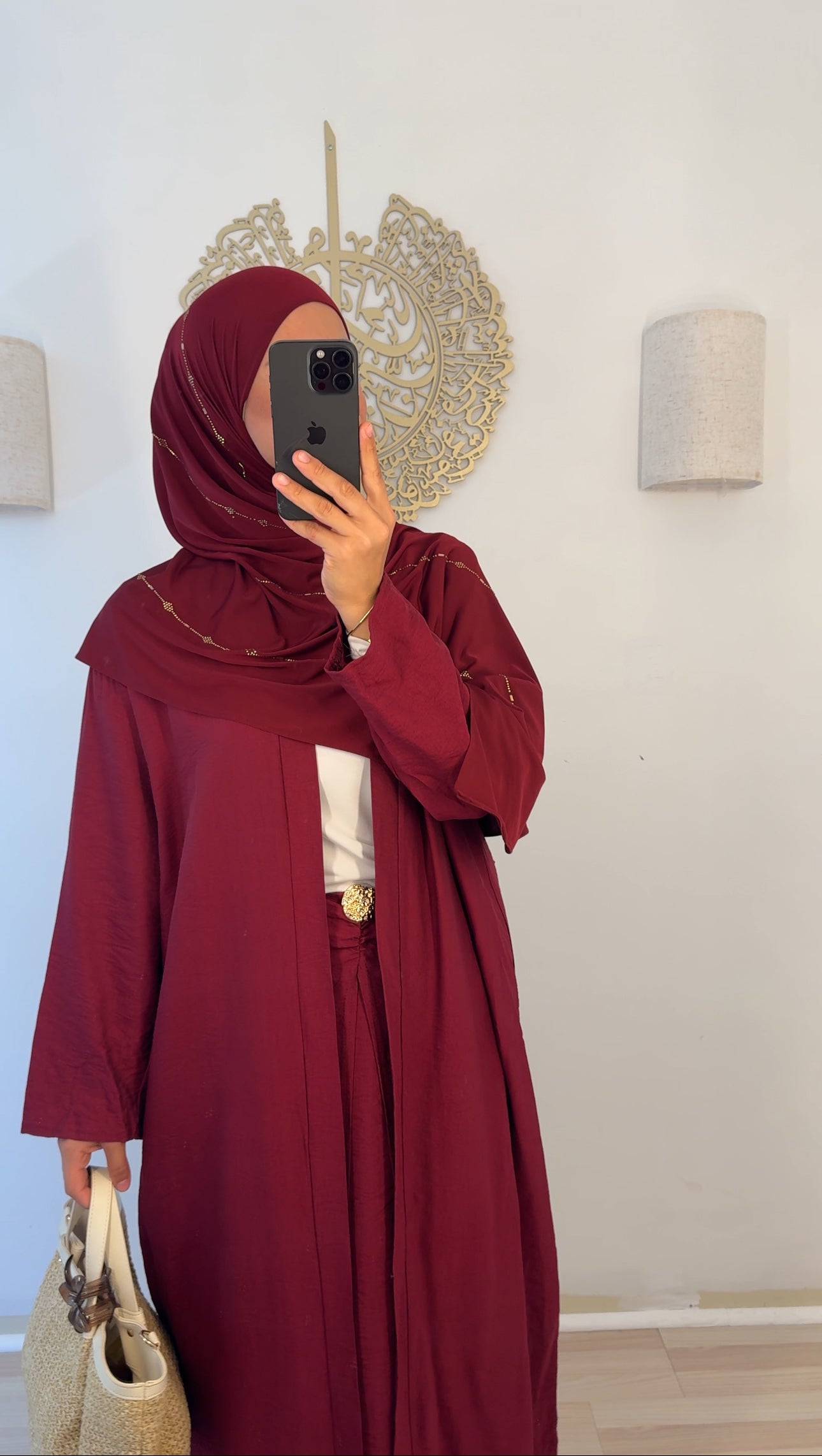 Zweiteiler Cardigan Rock Bordeaux