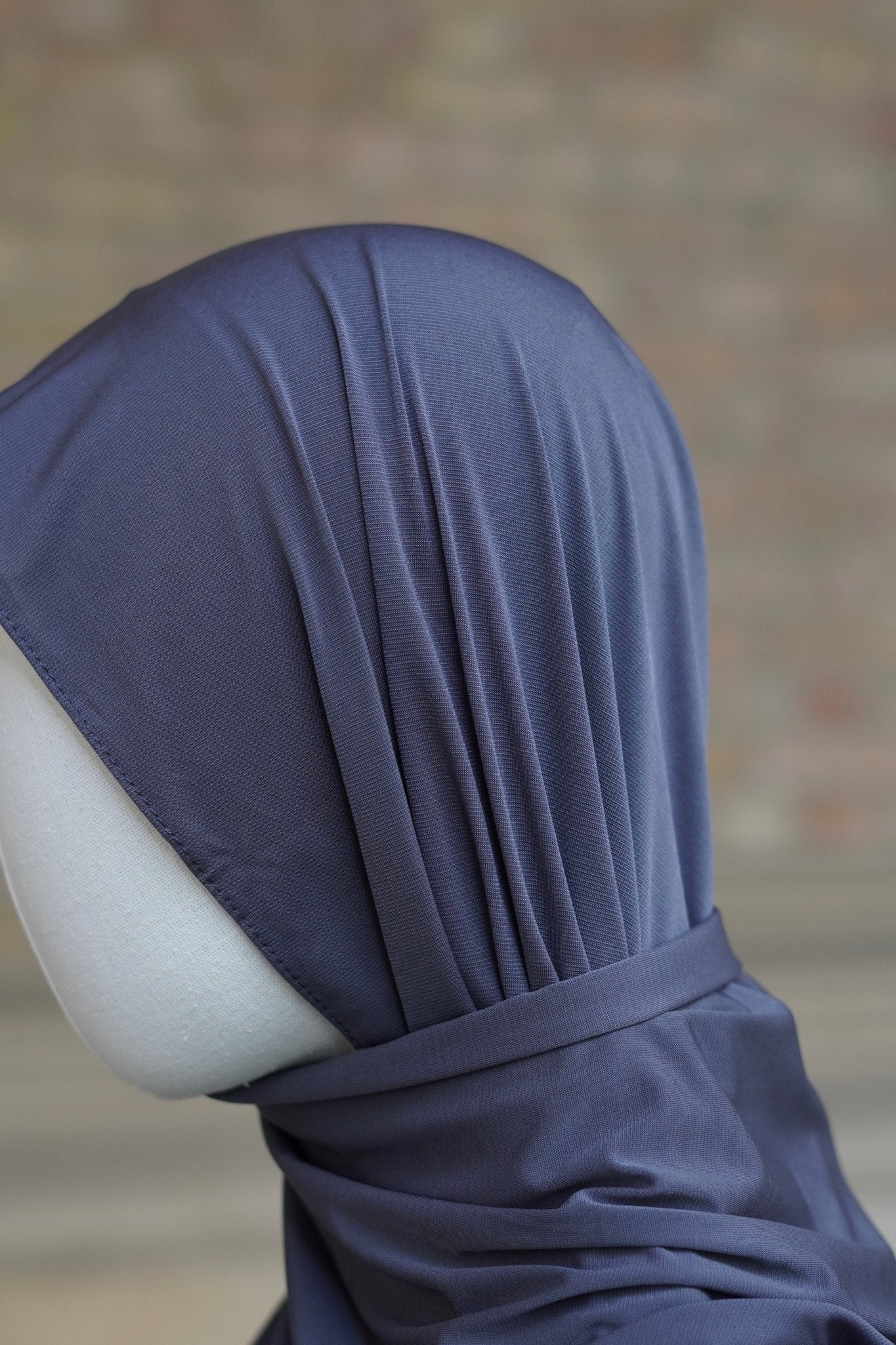 Jersey Hijab Welle “Dunkelgrau “ - Byaygul