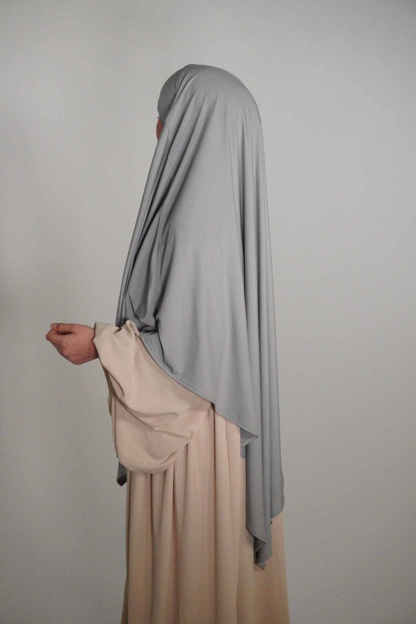 Jersey Khimar hellgrau - Byaygul