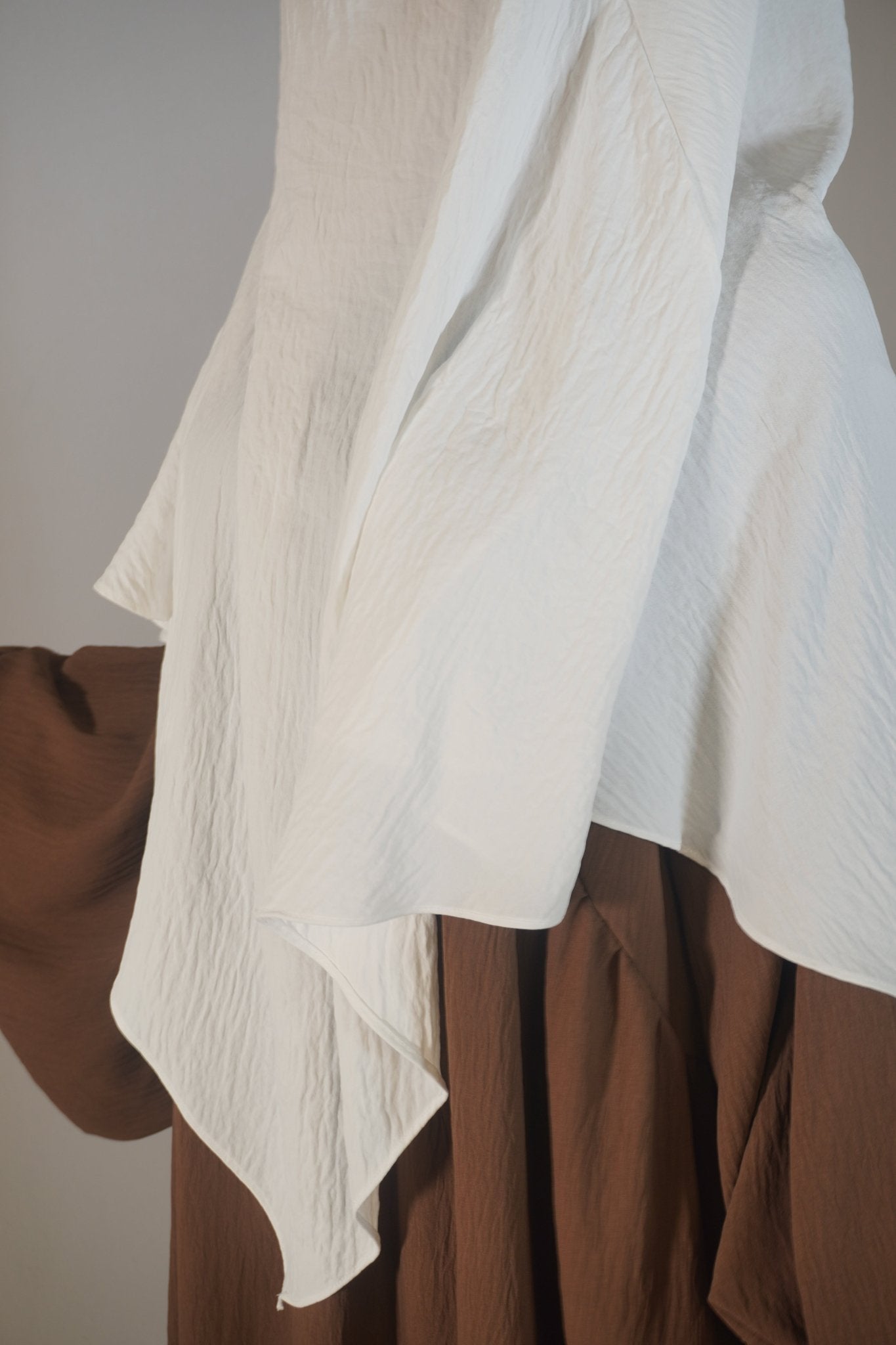Khimar Einlagig weiß - Byaygul