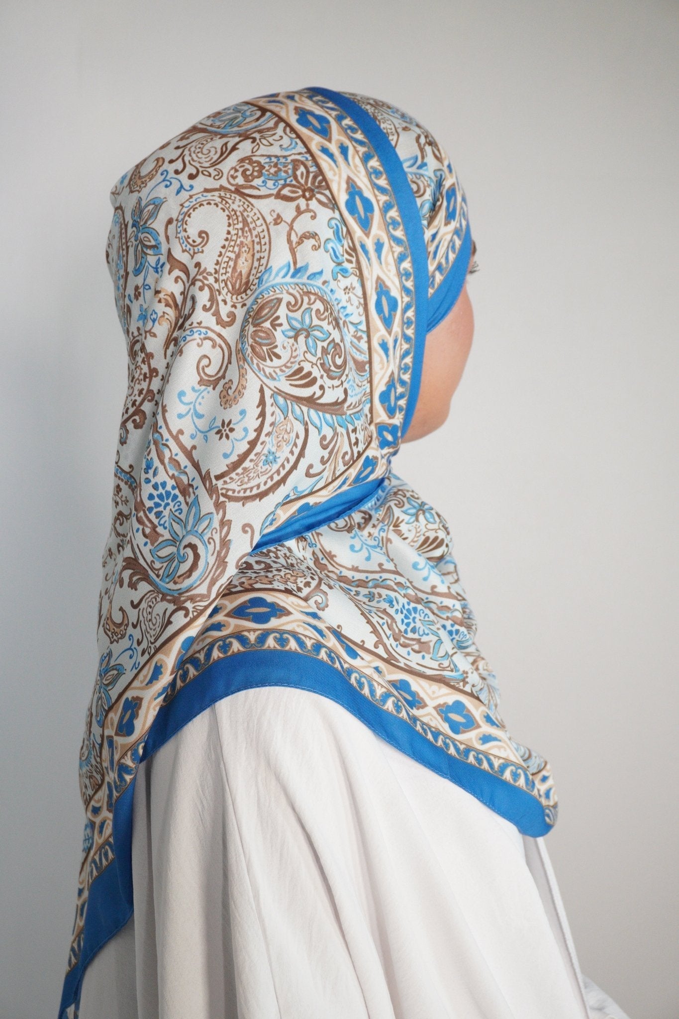 Soft Bohéme Hijab Blue Dream - Byaygul