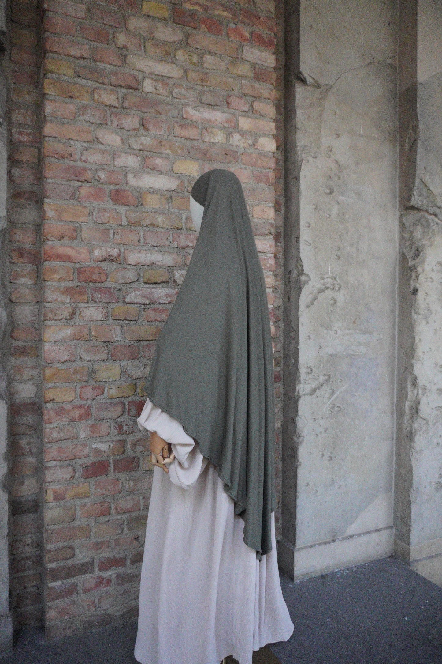 Cotton Khimar Khaki