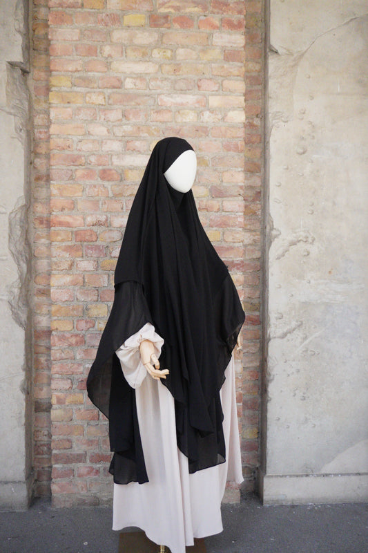 Sultan Khimar schwarz