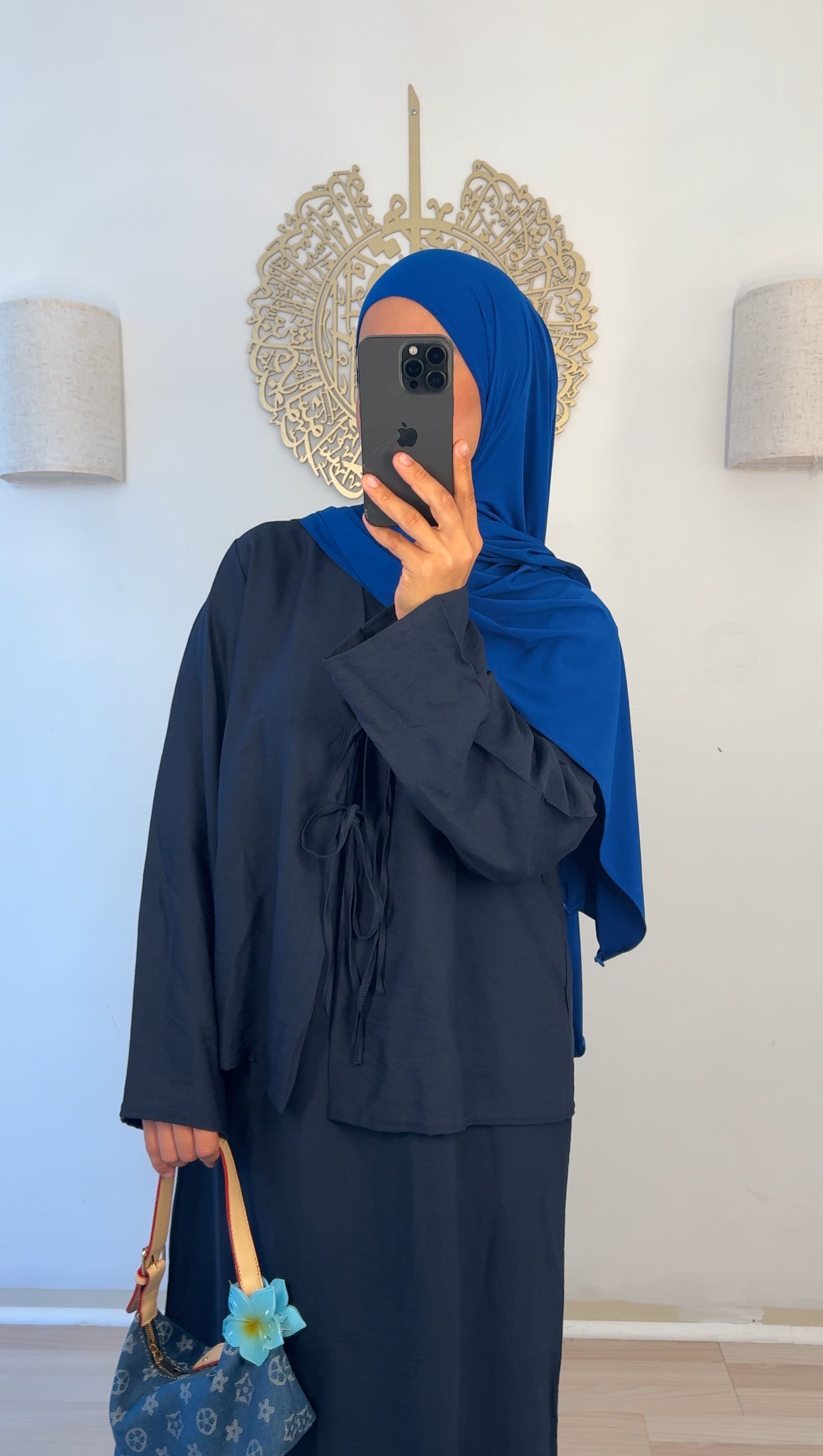 Zweiteiler Kleid dunkelblau