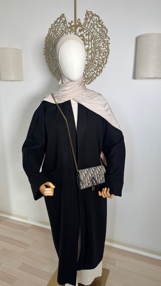 Oversized Mantel schwarz