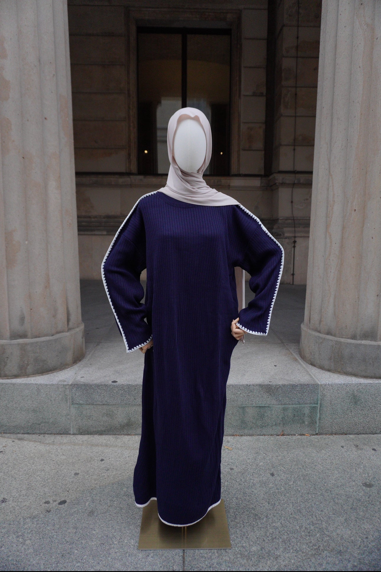 Strickkleid Amara dunkelblau