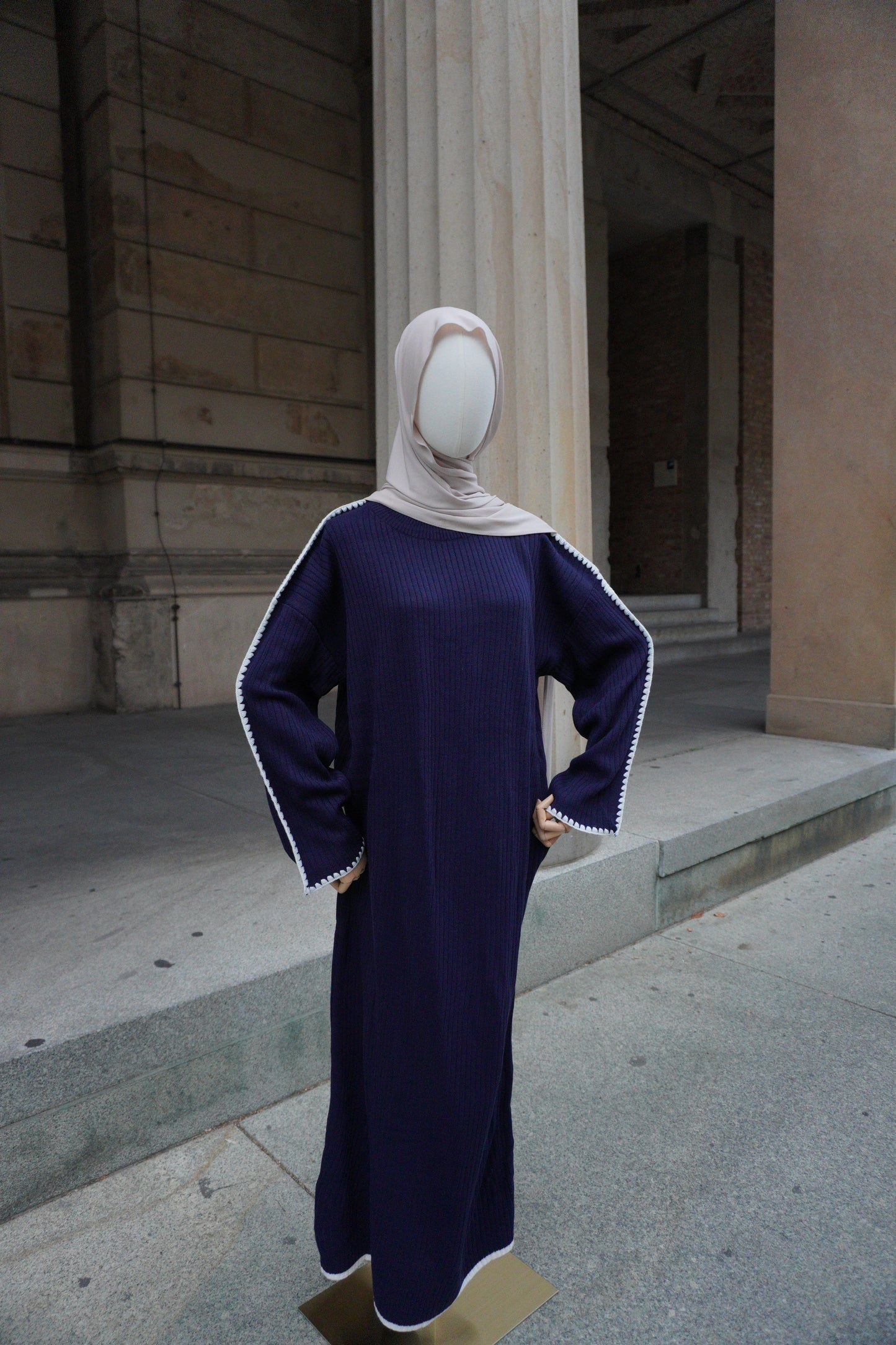 Strickkleid Amara dunkelblau