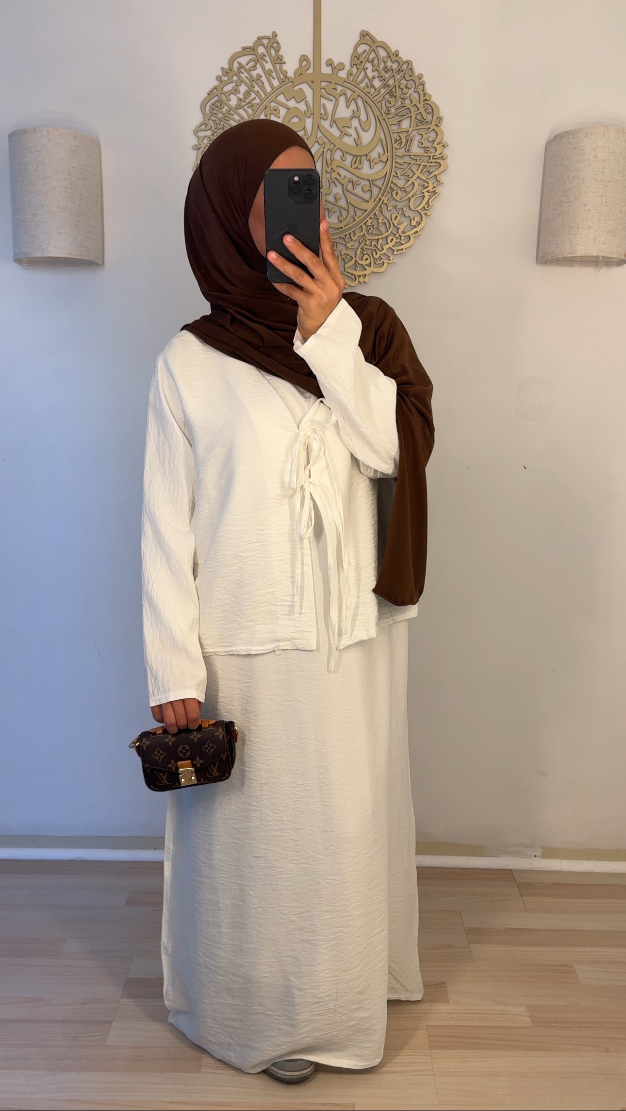 Zweiteiler Kleid weiß
