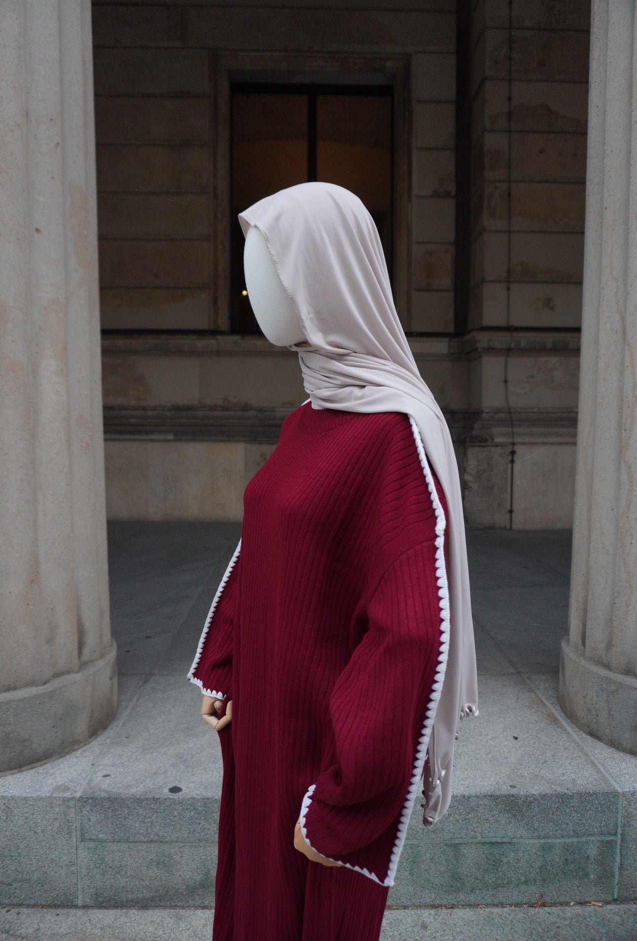 Strickkleid Amara Weinrot