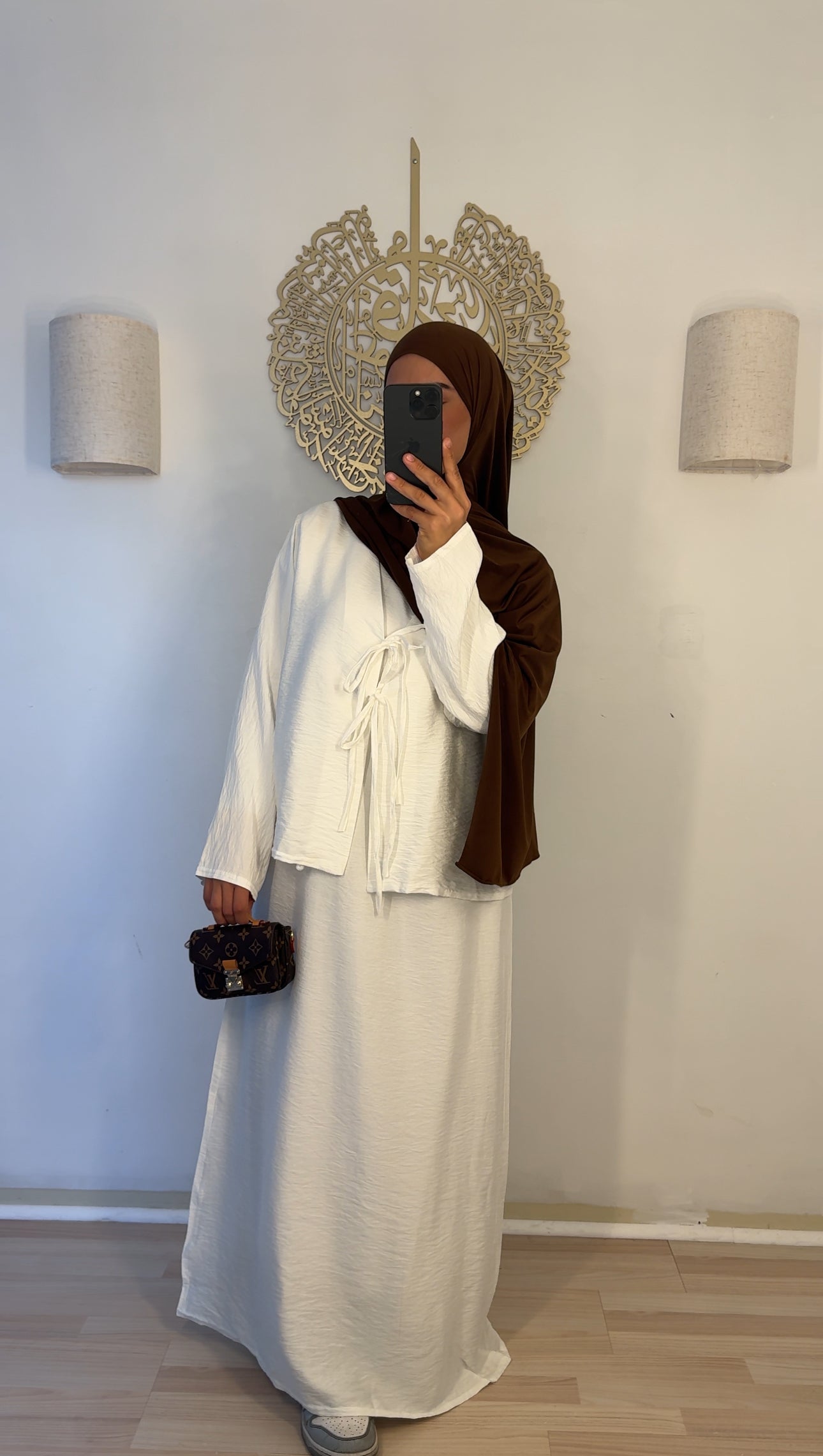 Zweiteiler Kleid weiß