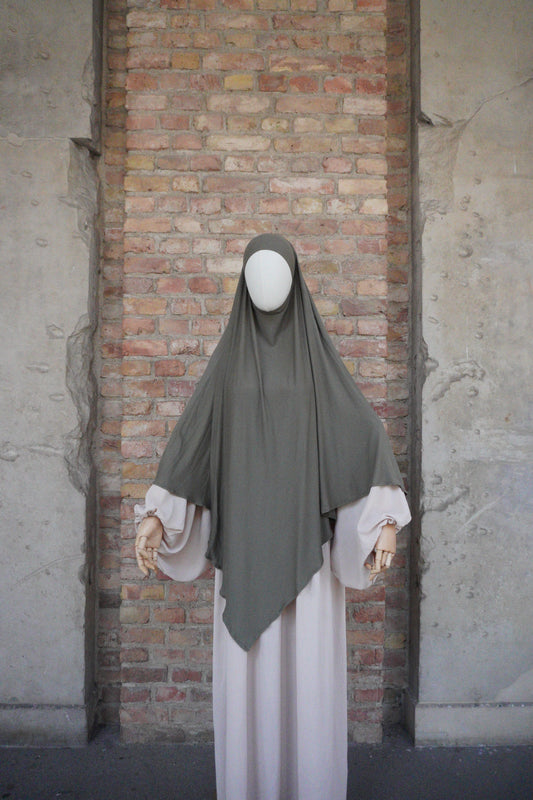 Cotton Khimar Khaki