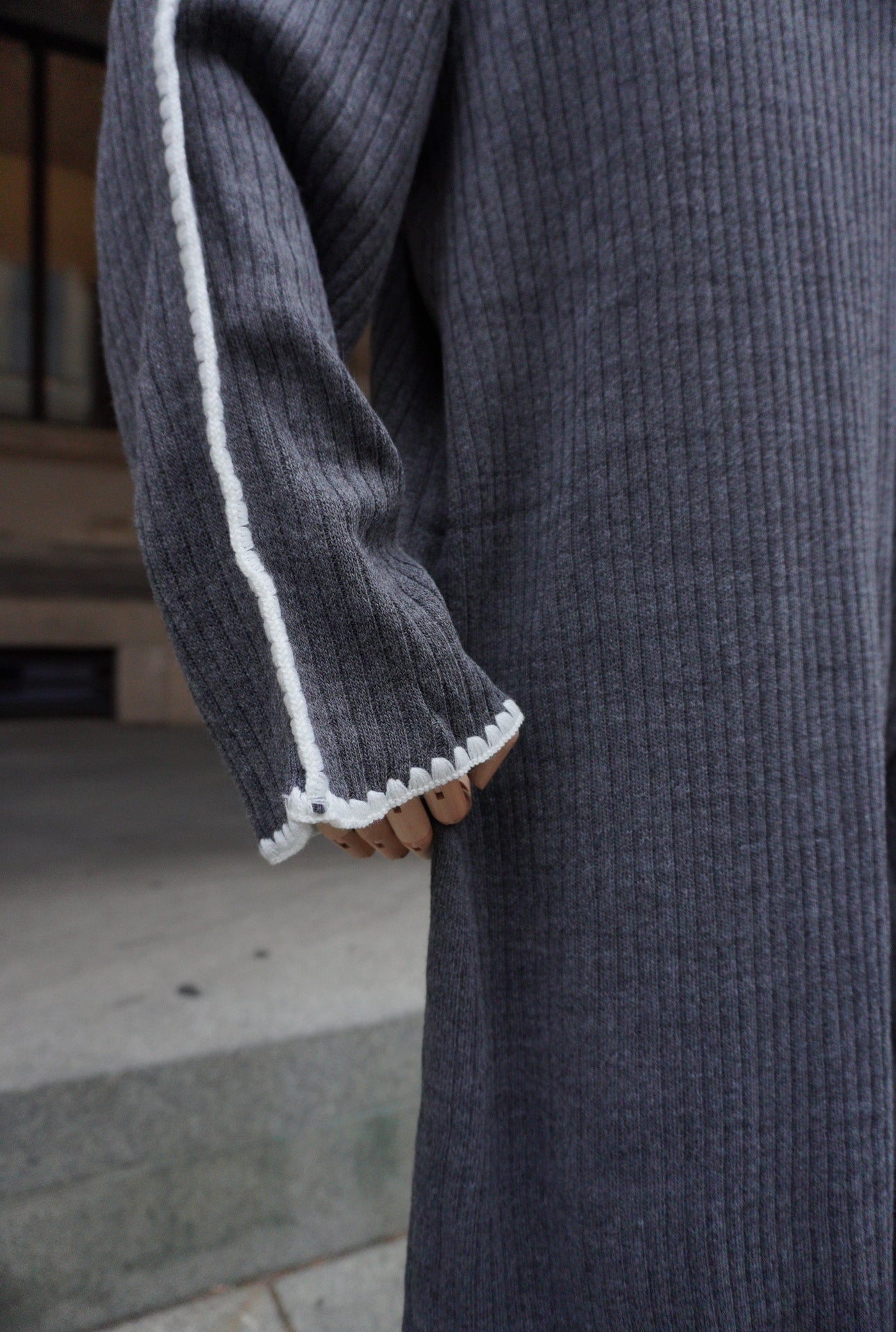 Strickkleid Amara dunkelgrau