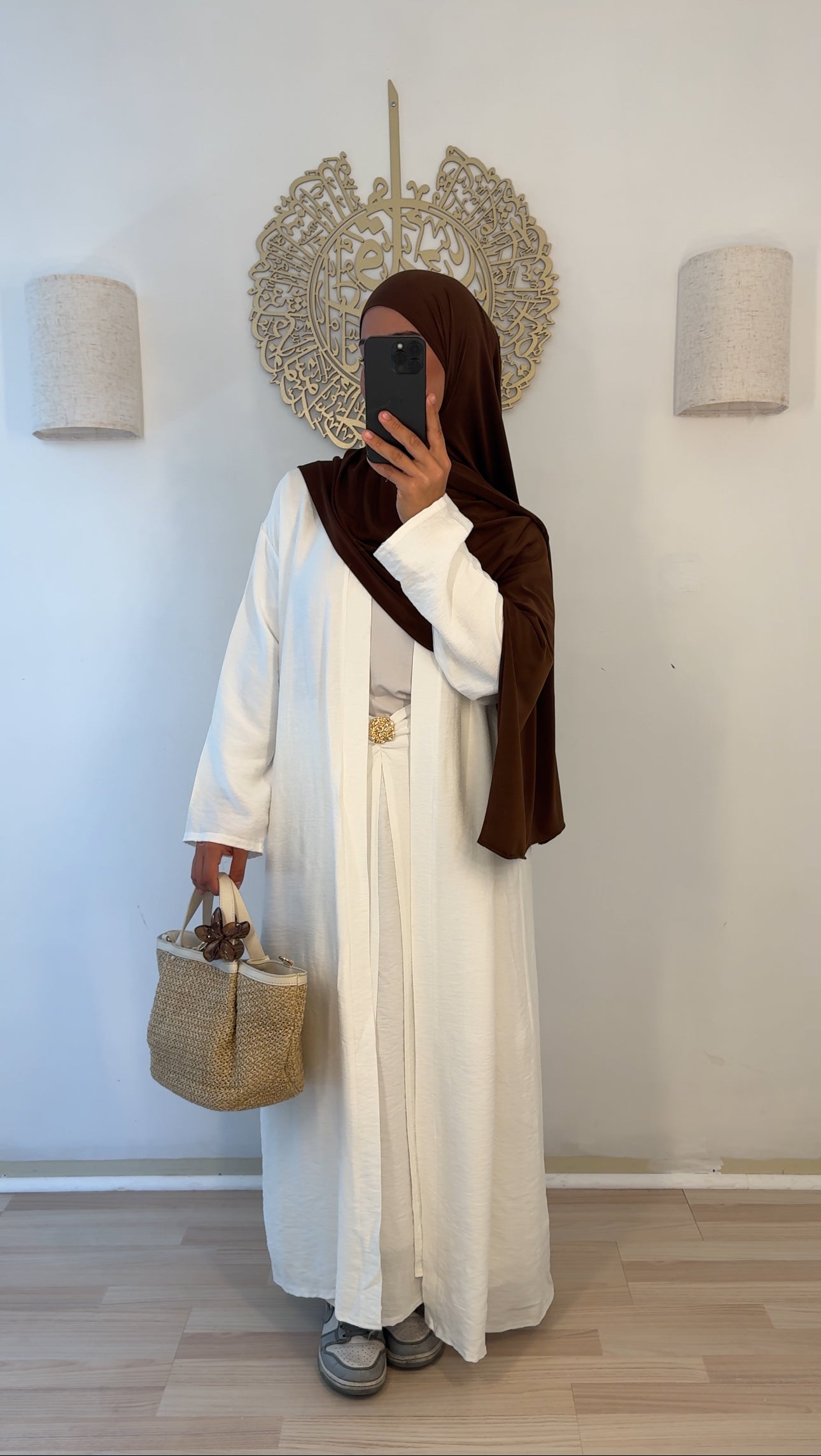 Zweiteiler Cardigan Rock weiß