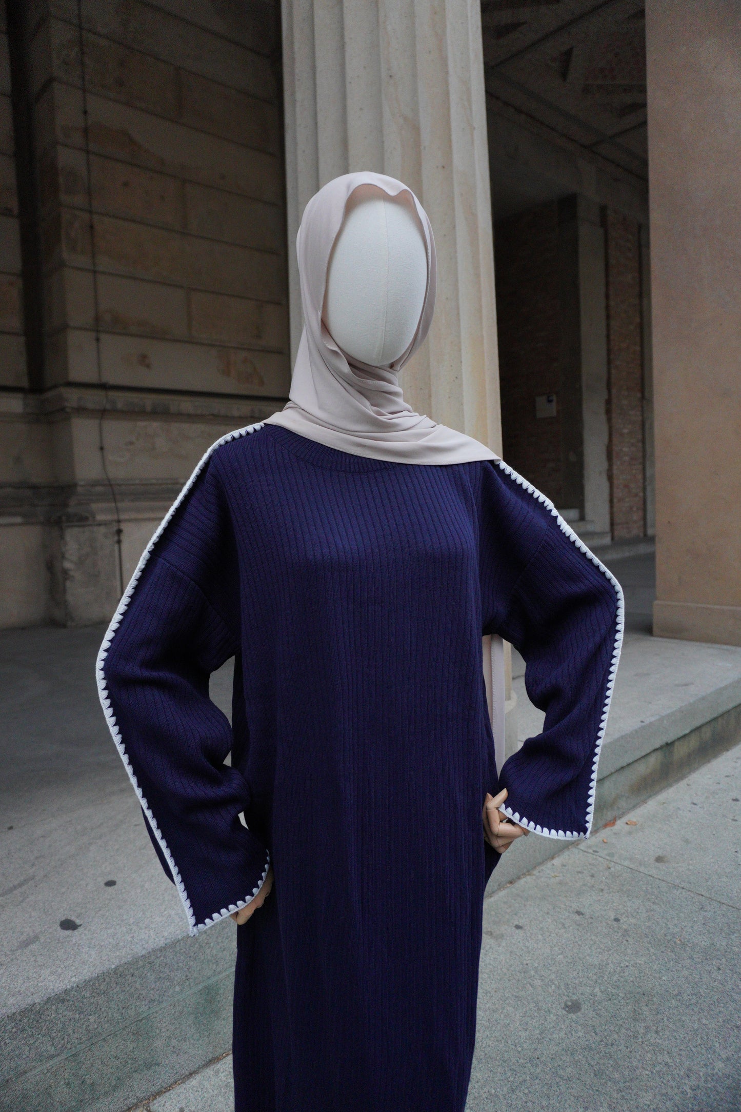 Strickkleid Amara dunkelblau