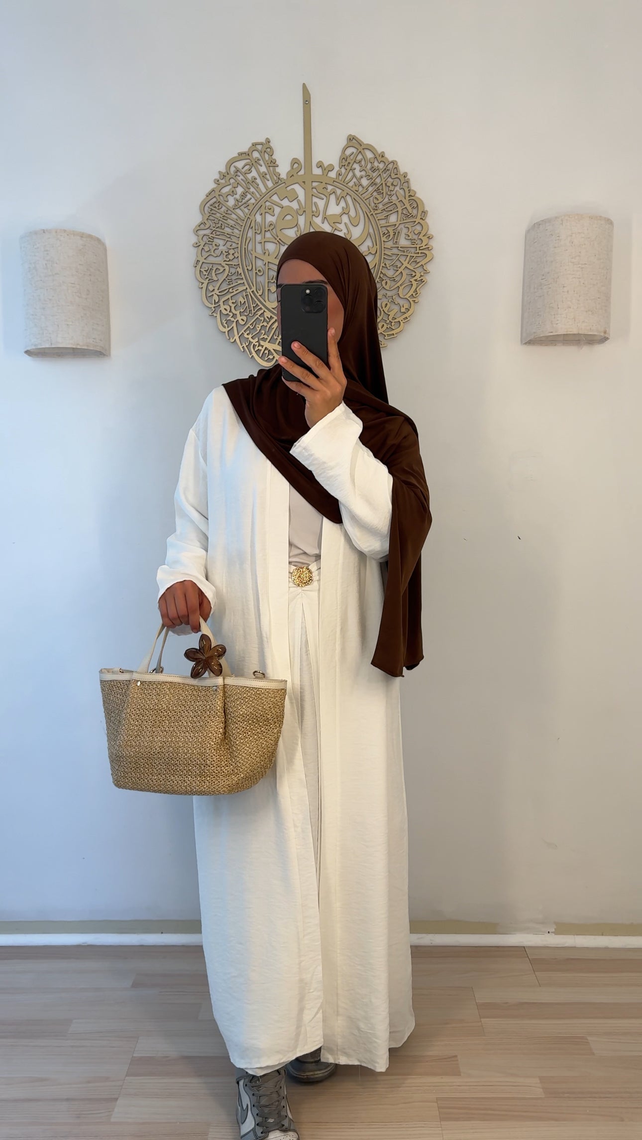 Zweiteiler Cardigan Rock weiß