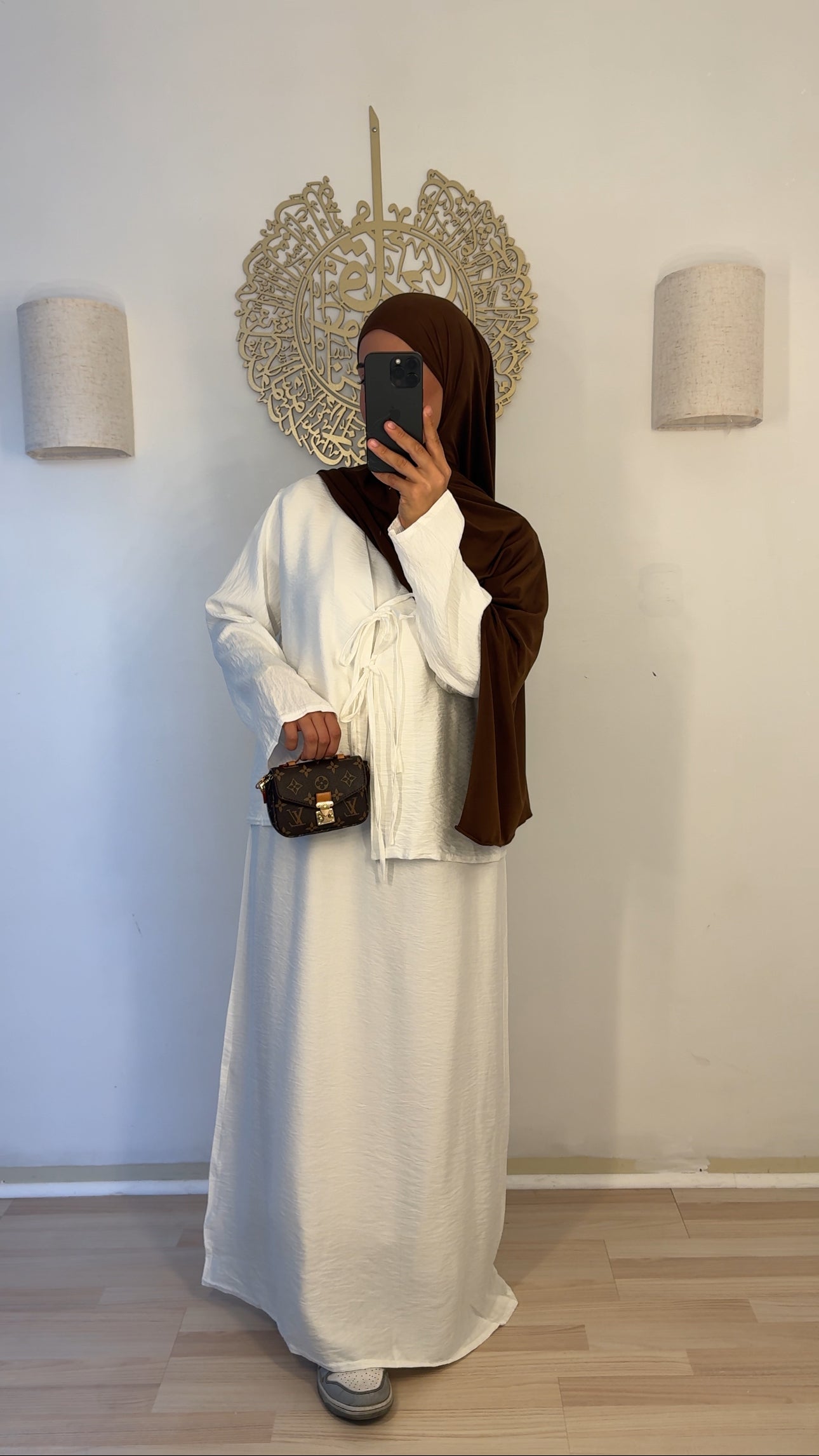 Zweiteiler Kleid weiß