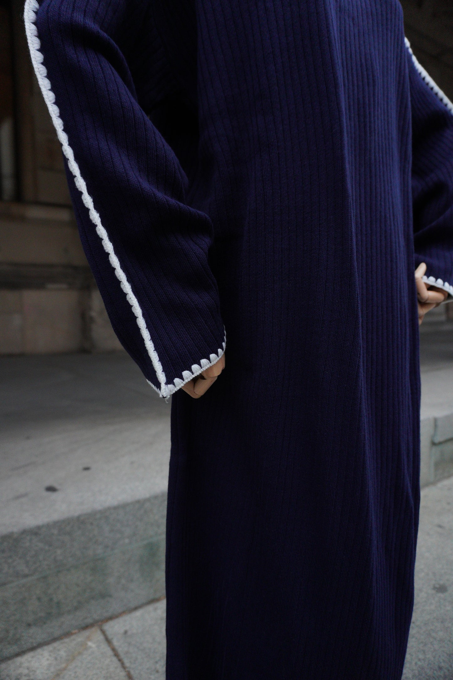 Strickkleid Amara dunkelblau