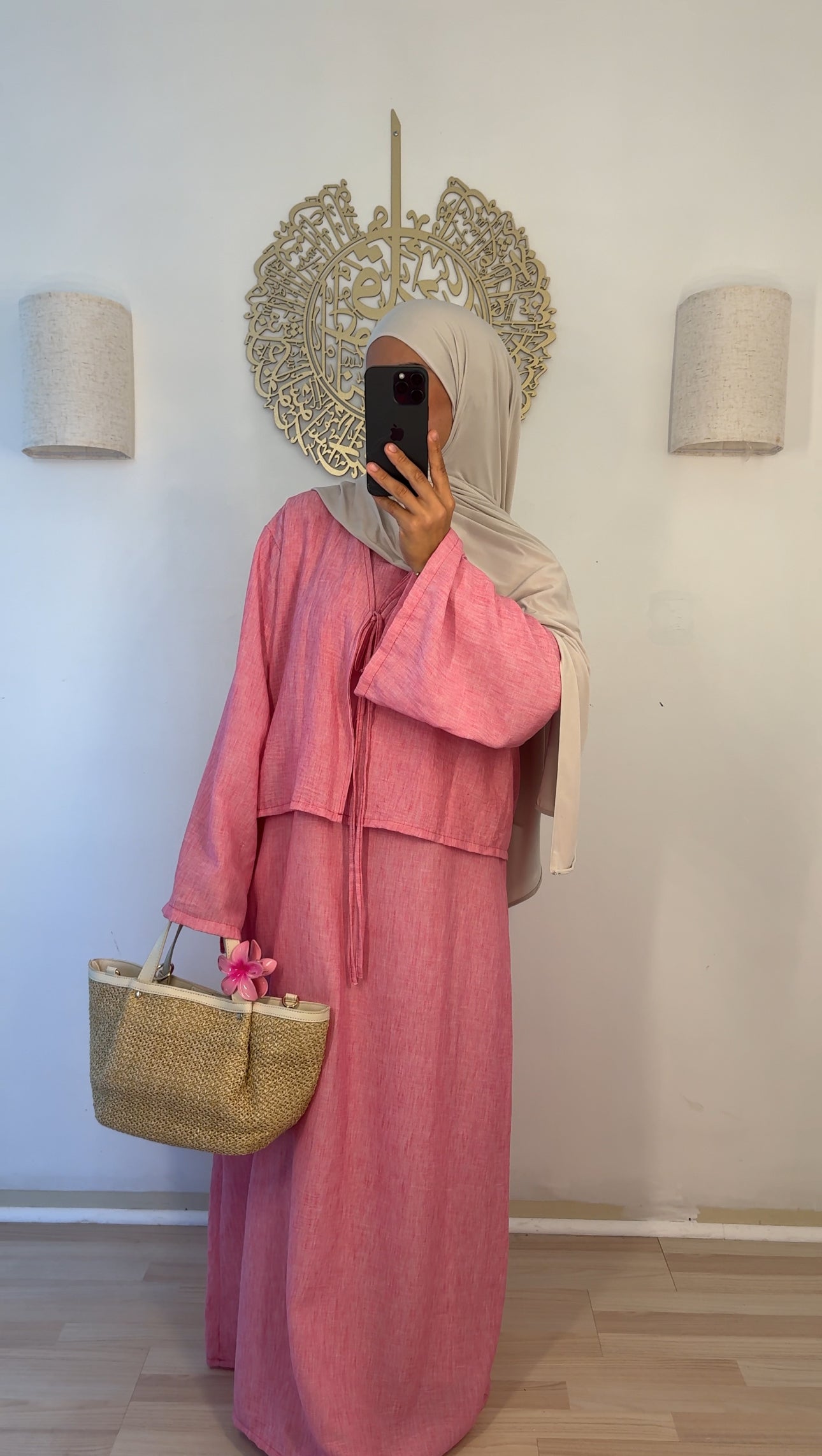 Zweiteiler Kleid pink