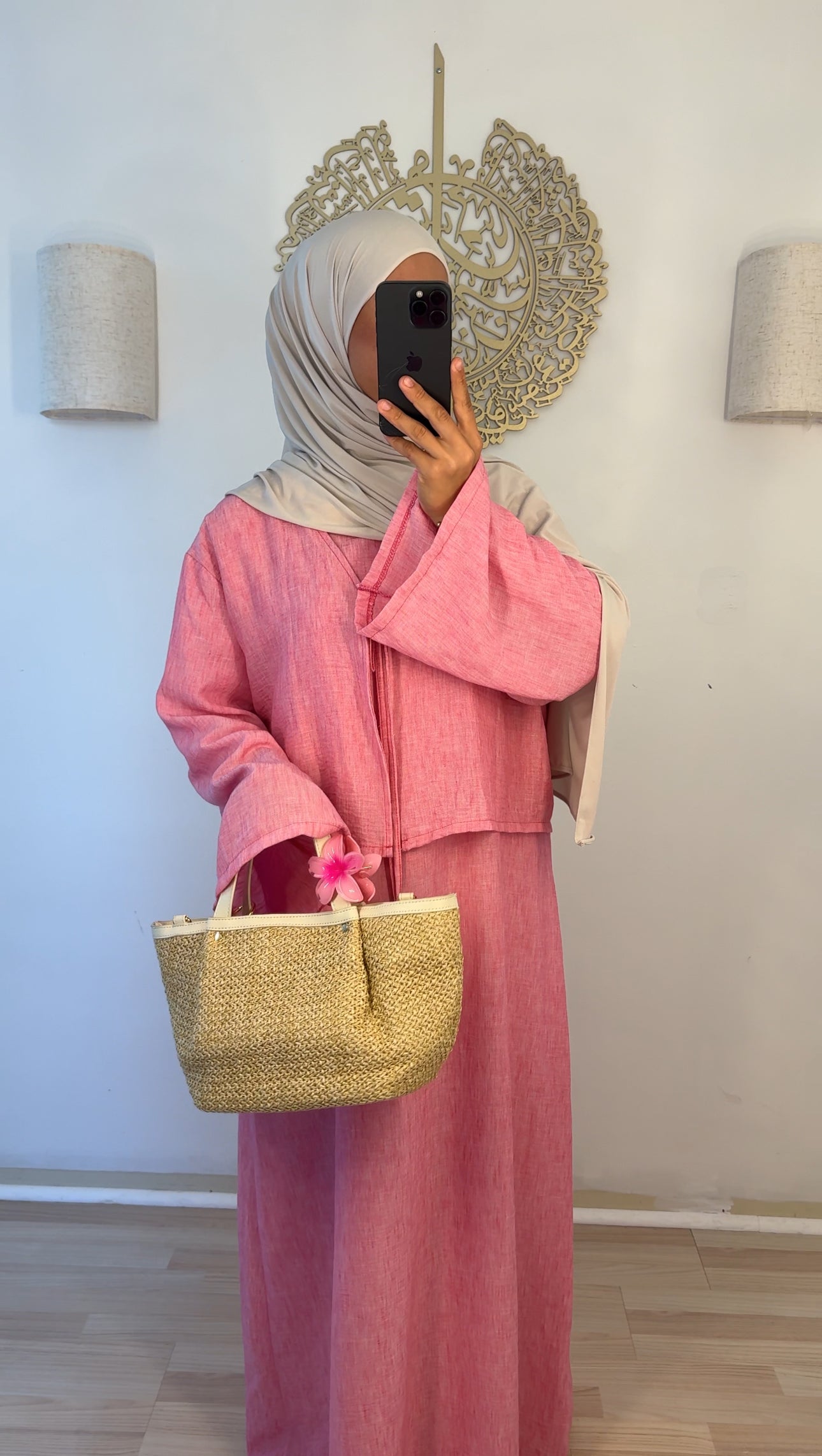 Zweiteiler Kleid pink