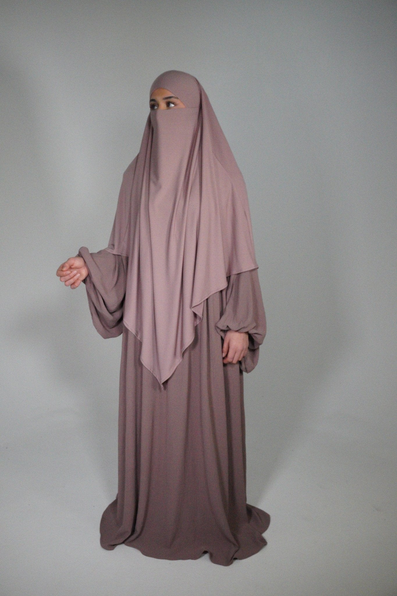 Abaya Almas altrosa - Byaygul