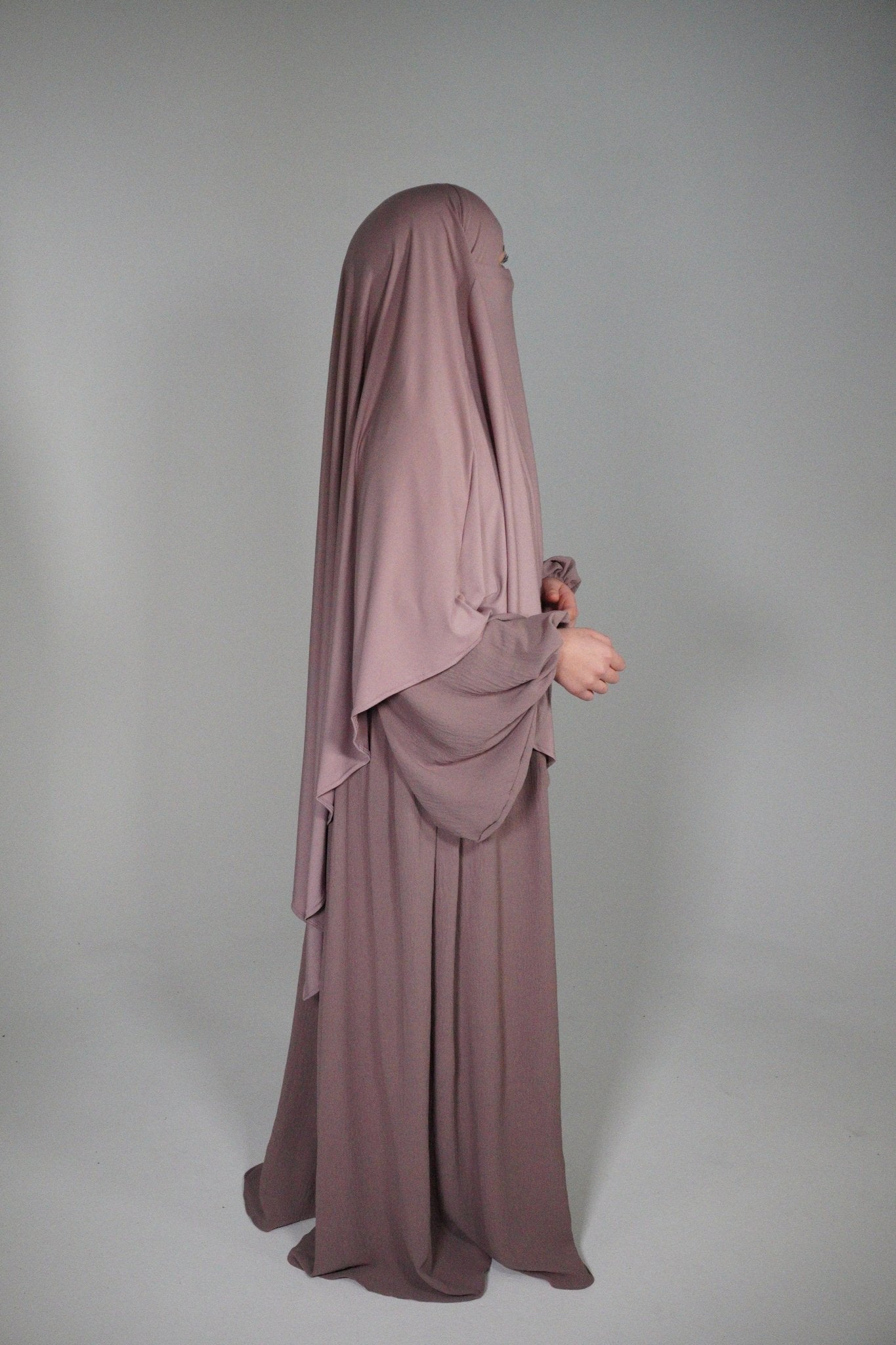 Abaya Almas altrosa - Byaygul