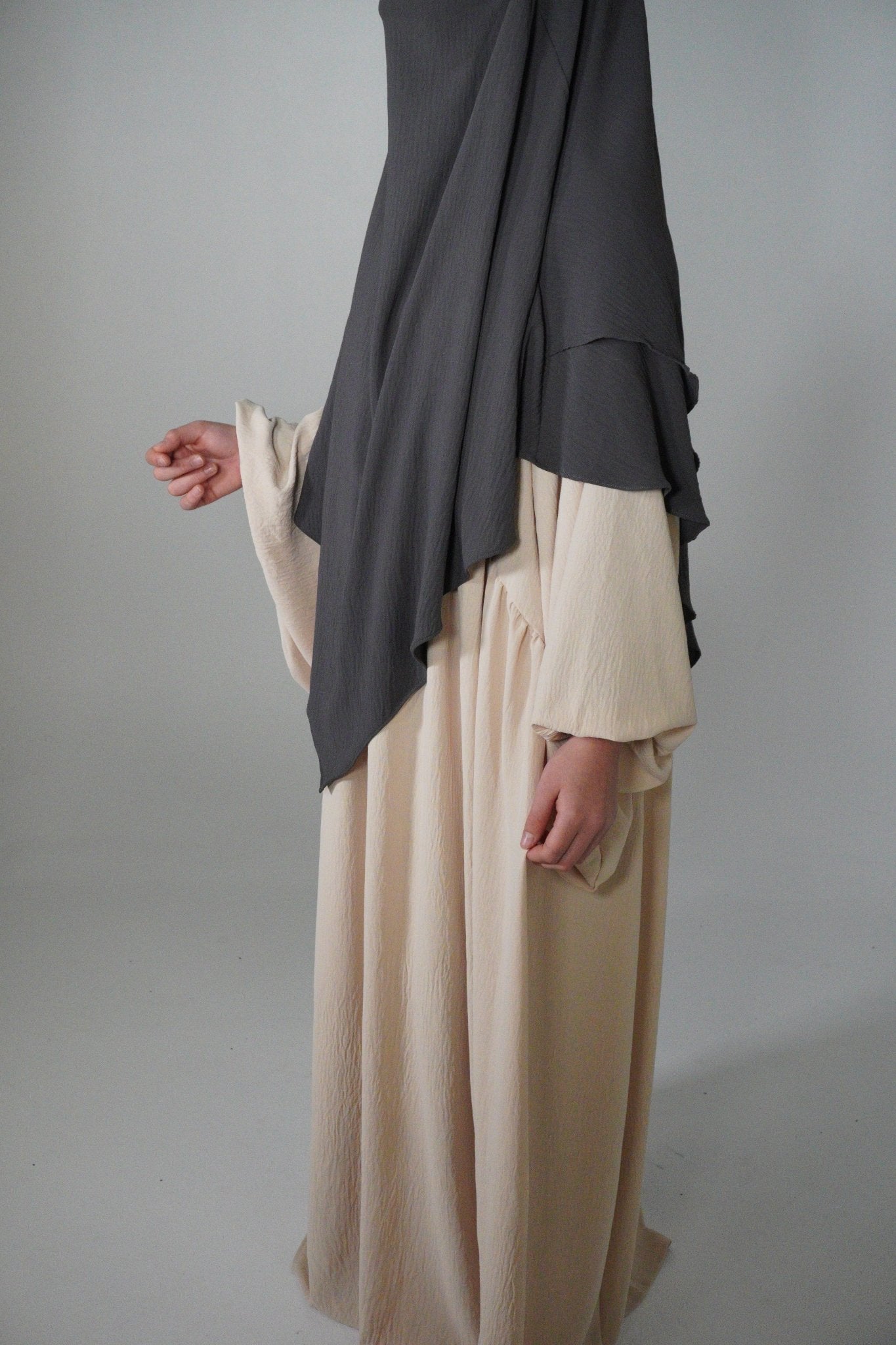Abaya Almas hellbeige - Byaygul