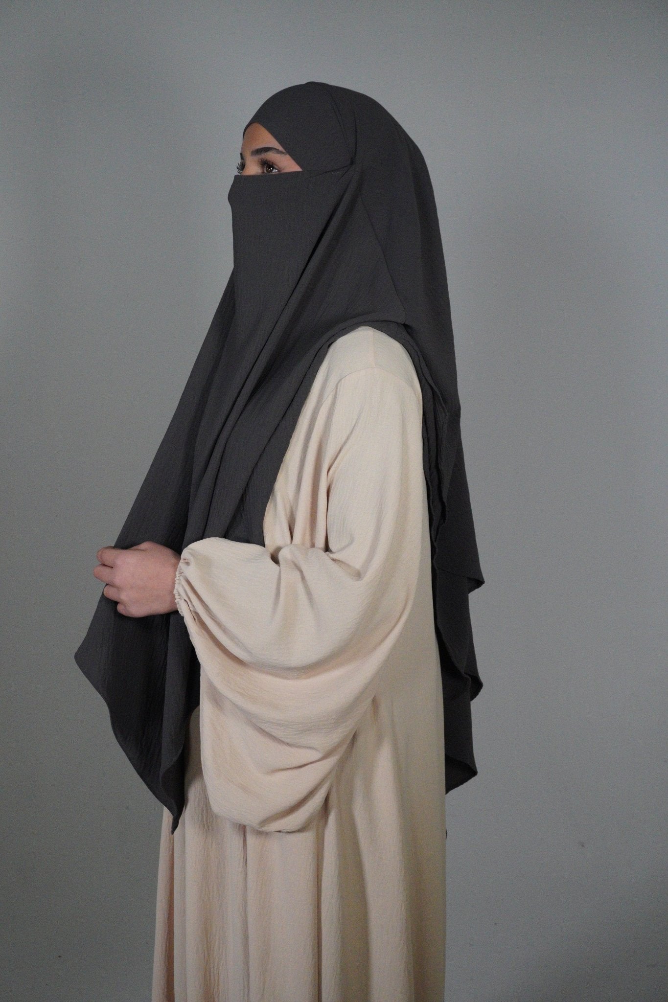 Abaya Almas hellbeige - Byaygul
