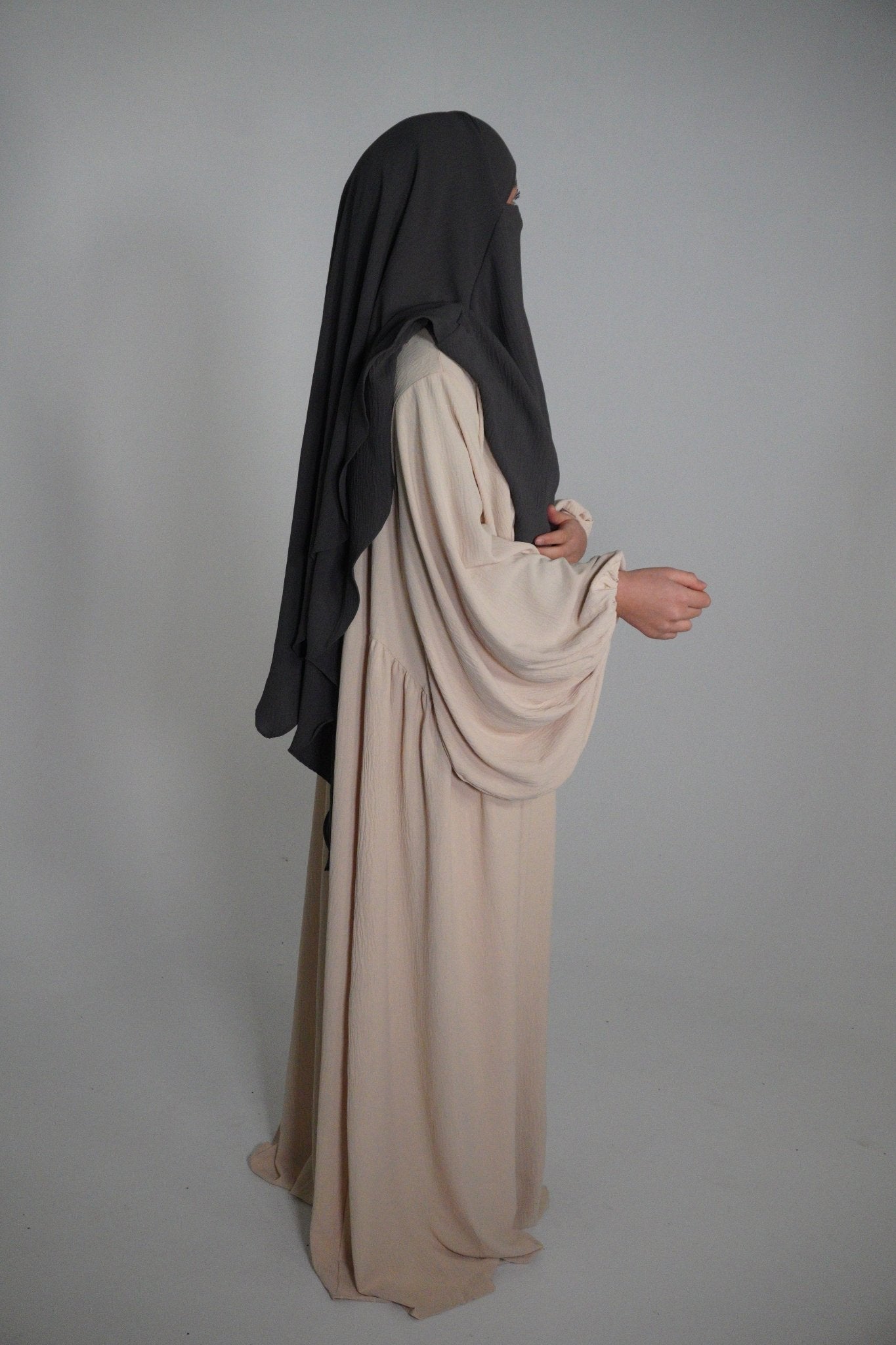 Abaya Almas hellbeige - Byaygul