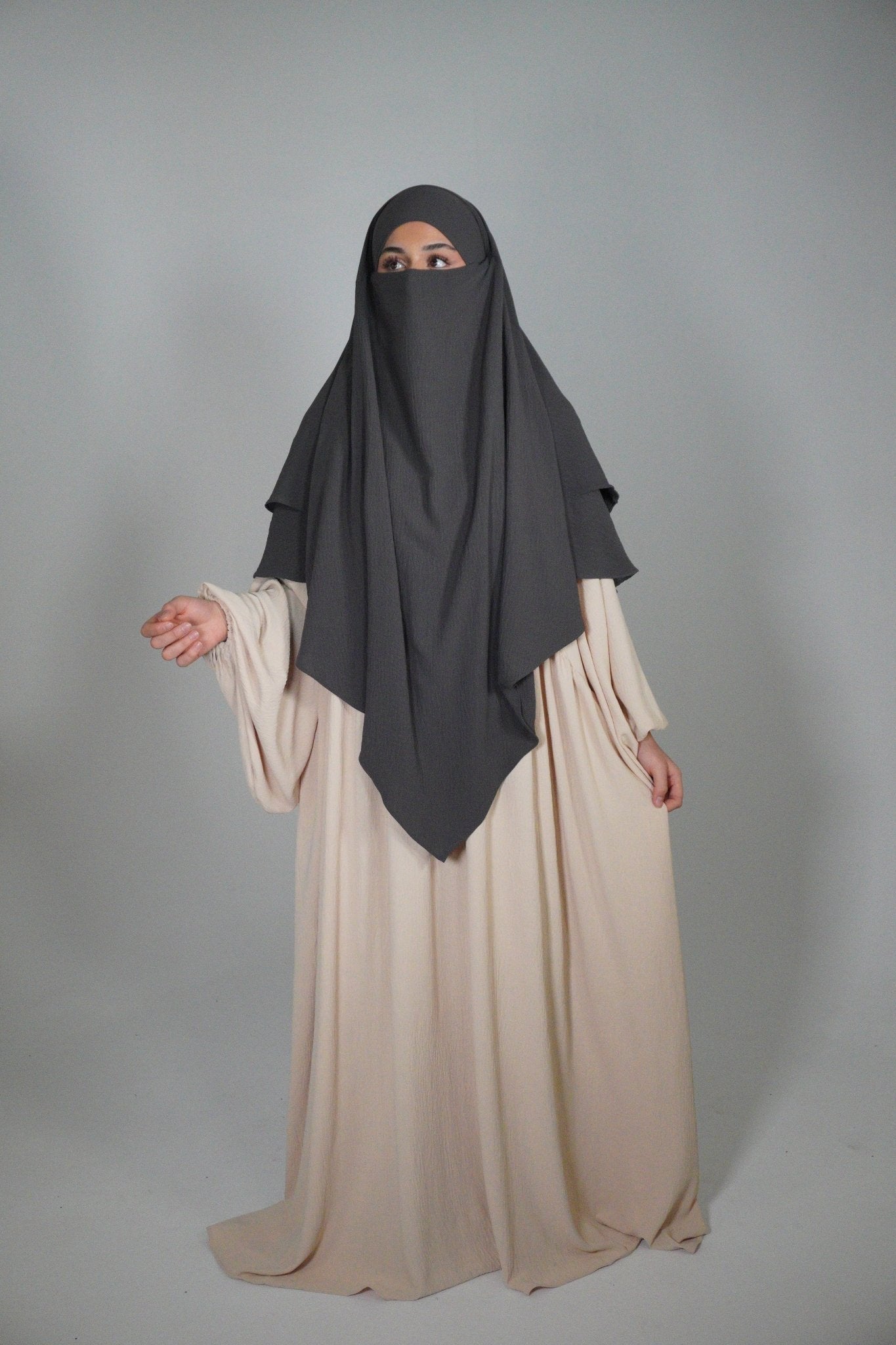 Abaya Almas hellbeige - Byaygul