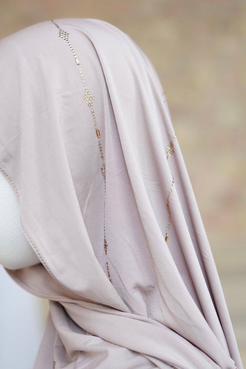 Jersey Hijab “Diamond Taupe” - Byaygul