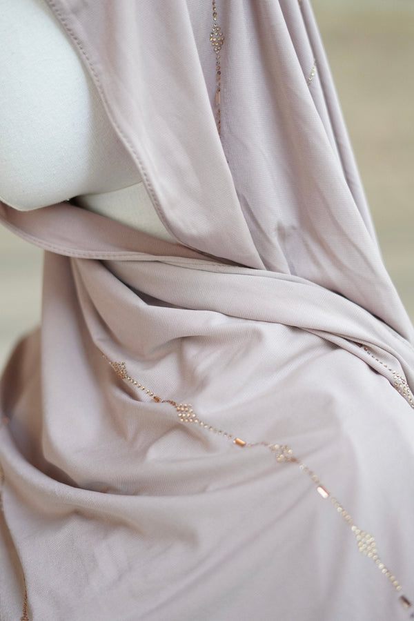 Jersey Hijab “Diamond Taupe” - Byaygul