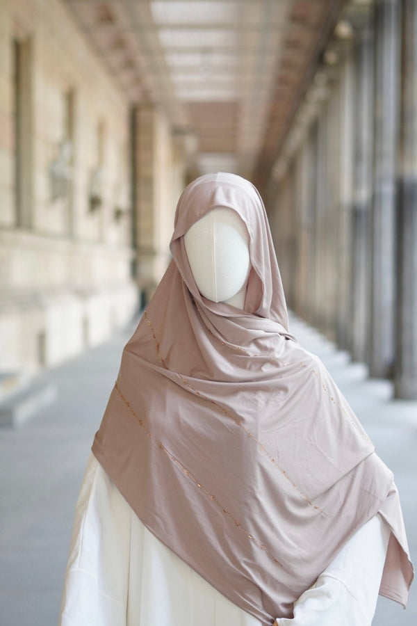 Jersey Hijab “Diamond Taupe” - Byaygul