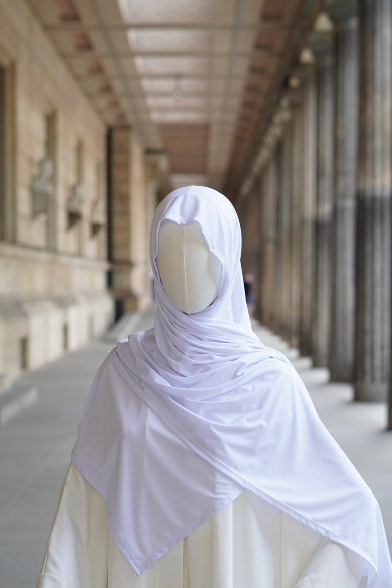 Jersey Hijab “Schneeweiß “ - Byaygul