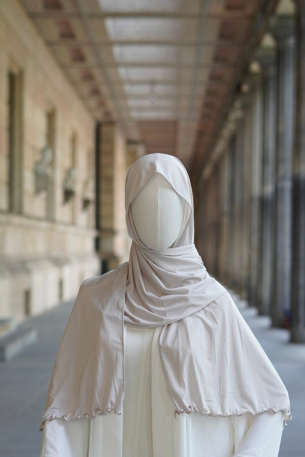 Jersey Hijab Welle “Beige“ - Byaygul