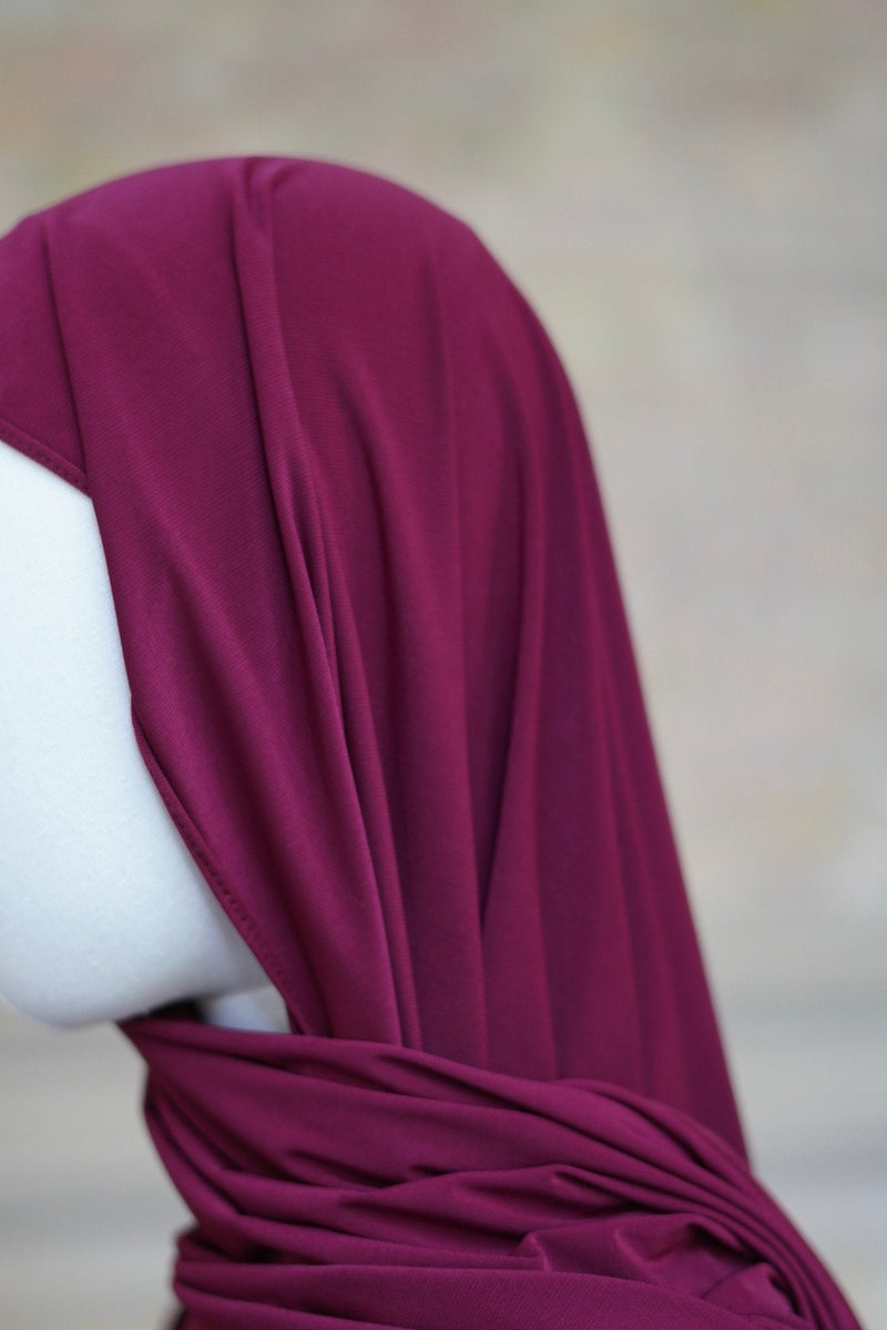 Jersey Hijab Welle “Bordeaux“ - Byaygul