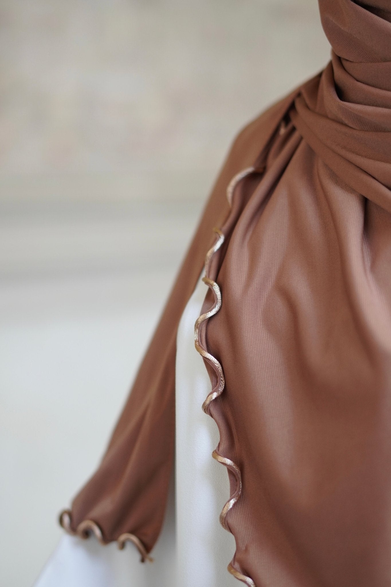 Jersey Hijab Welle “Haselnuss“ - Byaygul