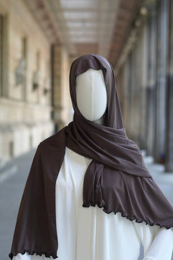 Jersey Hijab Welle “Kaffeetraum” - Byaygul