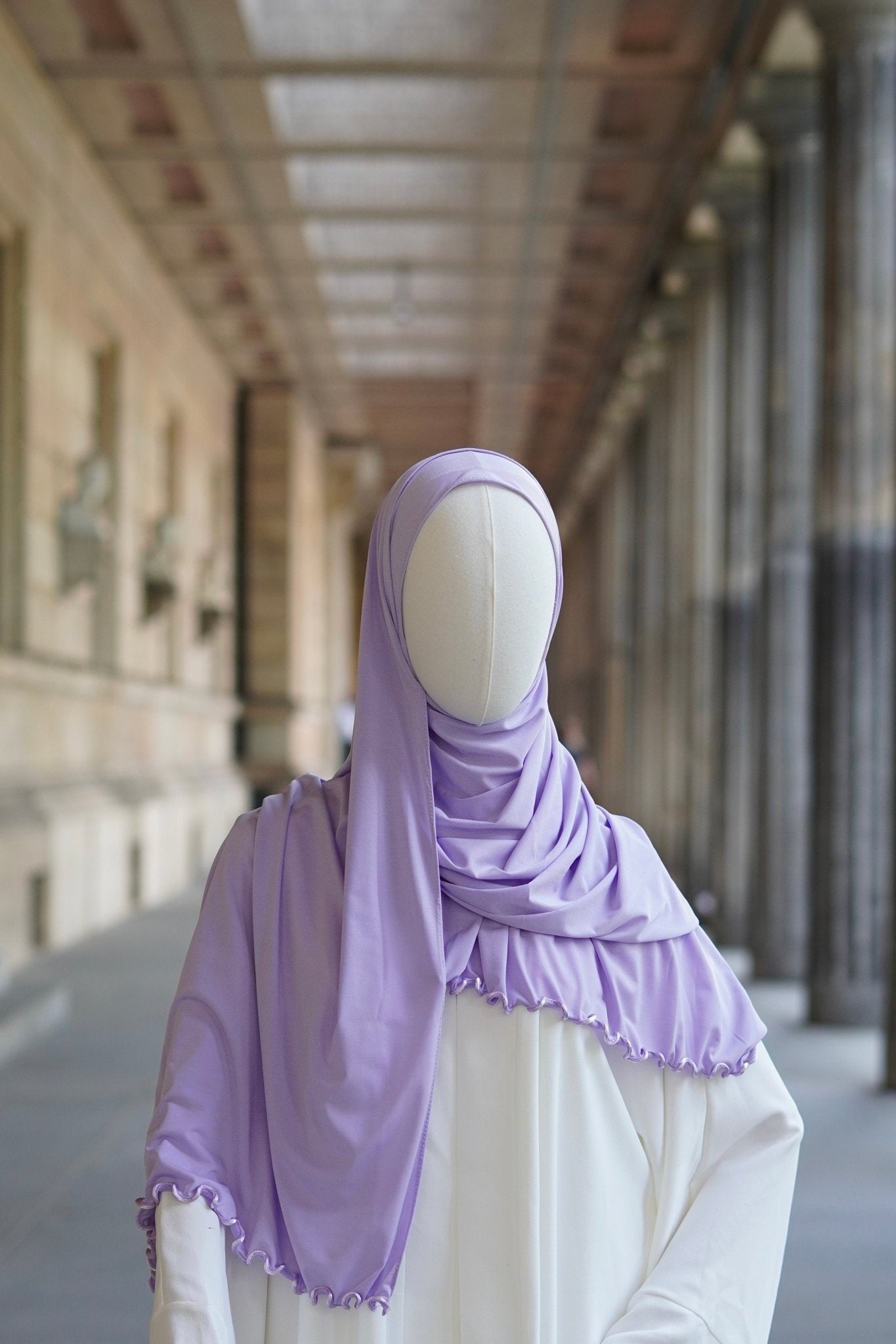 Jersey Hijab Welle “Lavendel” - Byaygul