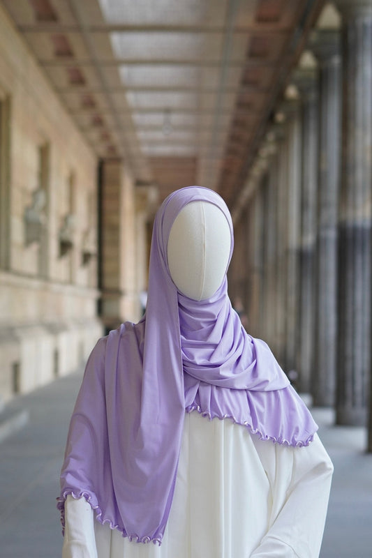 Jersey Hijab Welle “Lavendel” - Byaygul