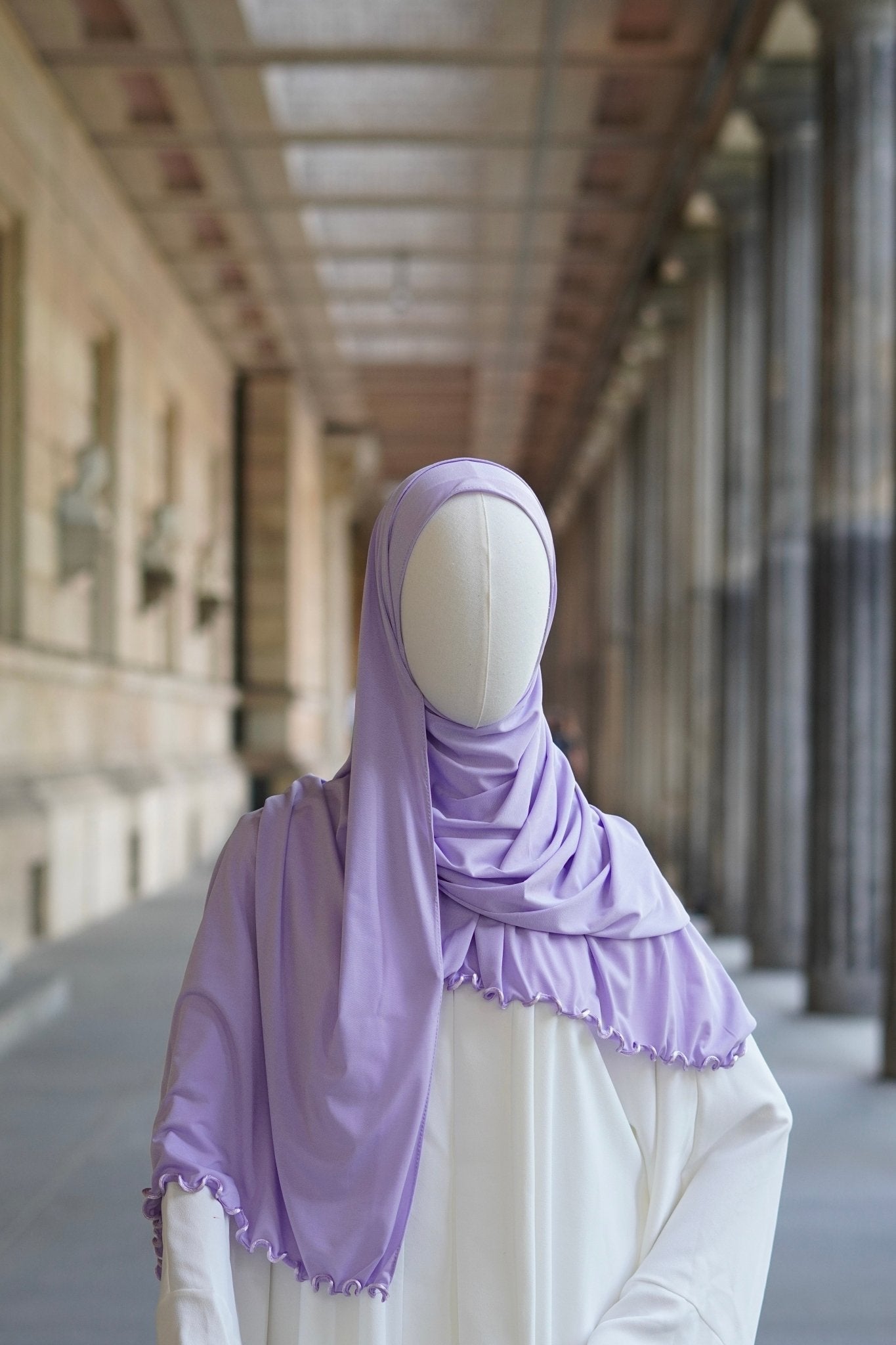 Jersey Hijab Welle “Lavendel” - Byaygul