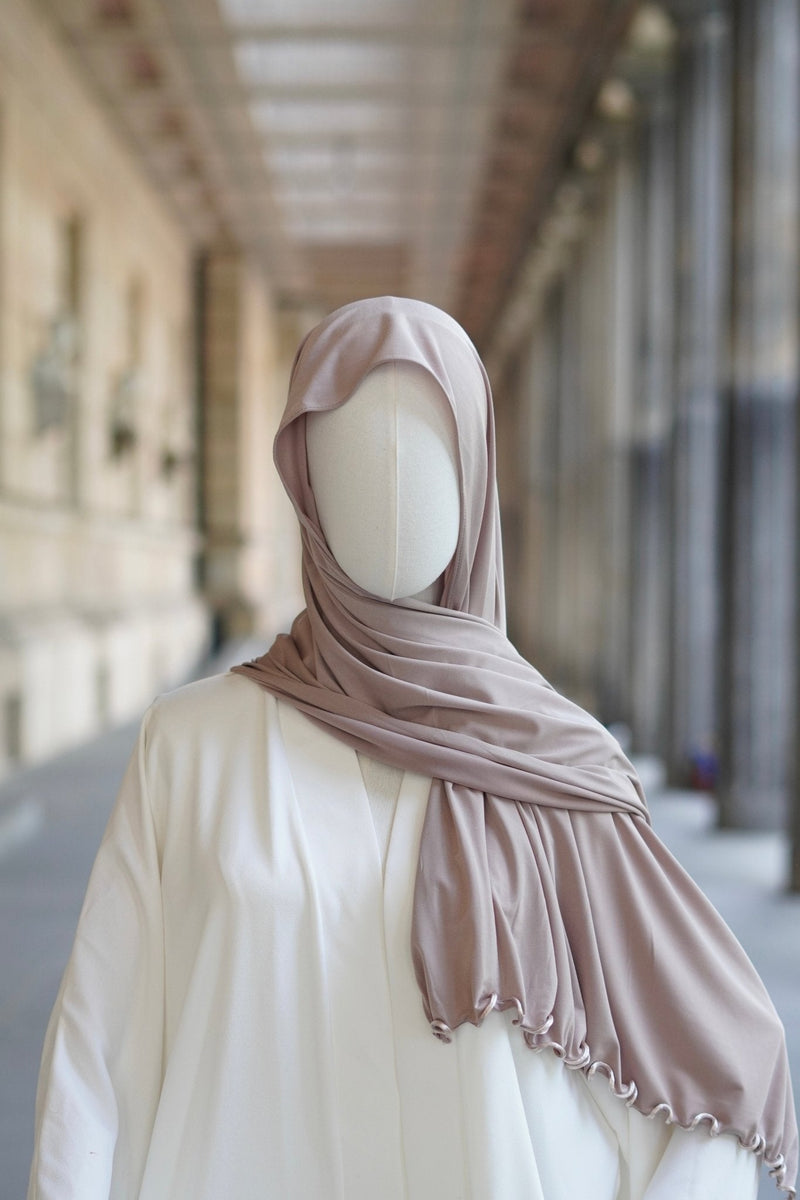 Jersey Hijab Welle “Taupe“ - Byaygul