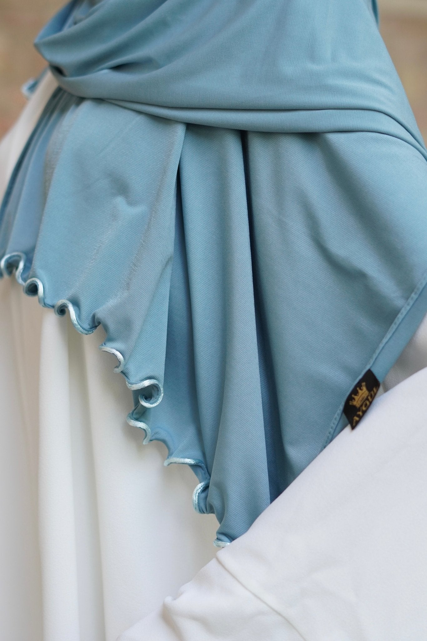 Jersey Hijab Welle “Türkis” - Byaygul