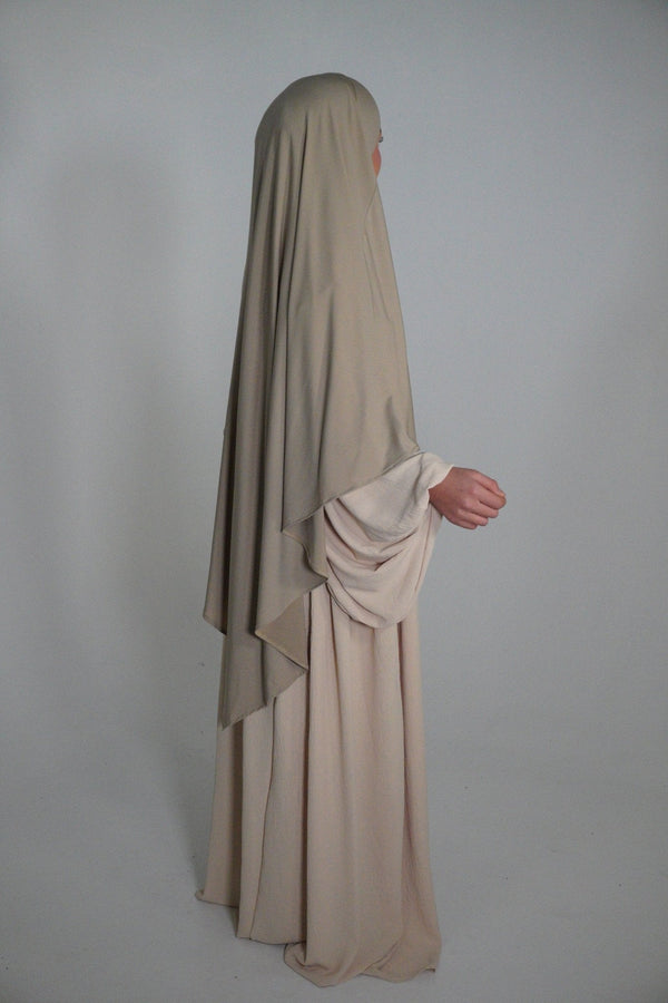 Jersey Khimar beige - Byaygul