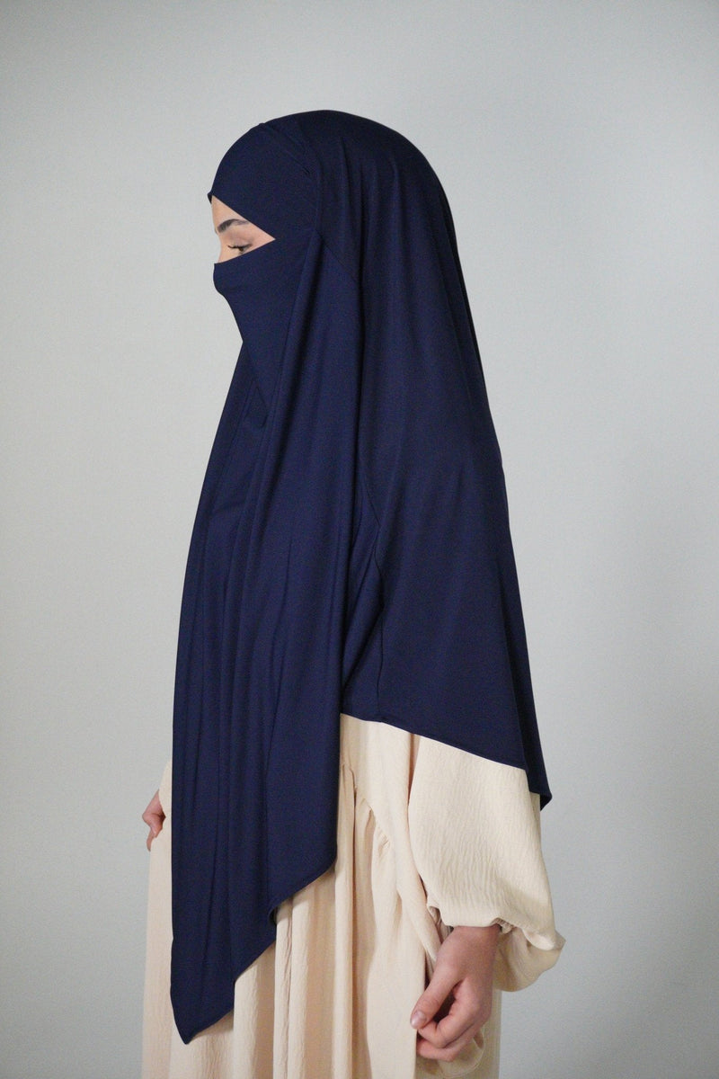 Jersey Khimar dunkelblau - Byaygul