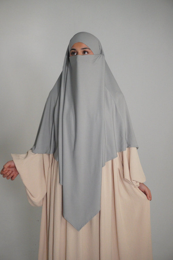 Jersey Khimar hellgrau - Byaygul