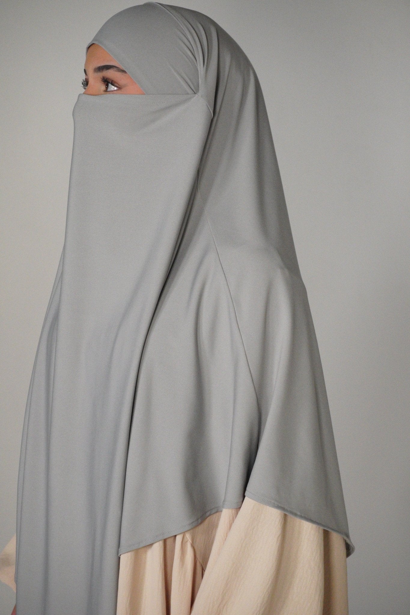 Jersey Khimar hellgrau - Byaygul