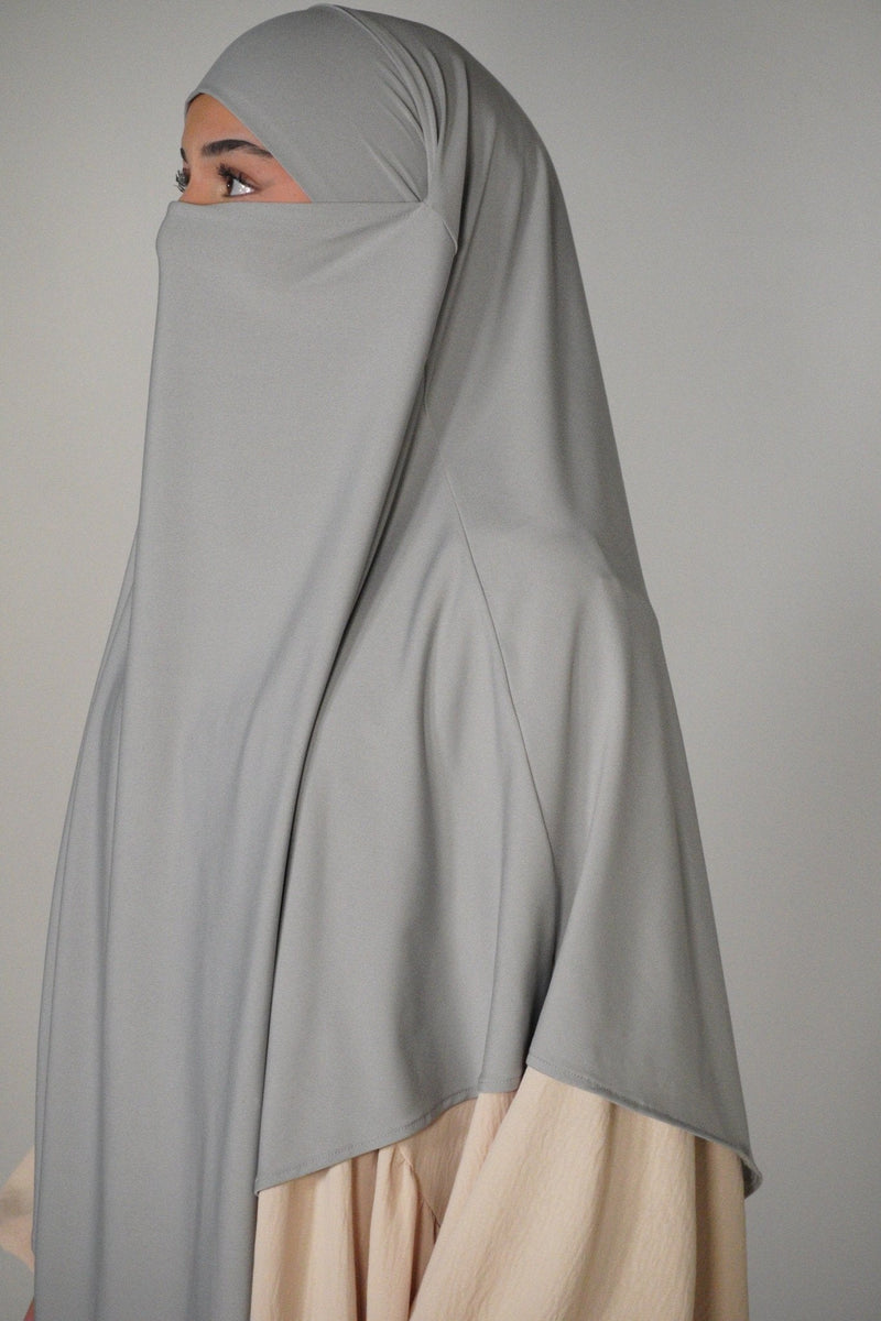 Jersey Khimar hellgrau - Byaygul