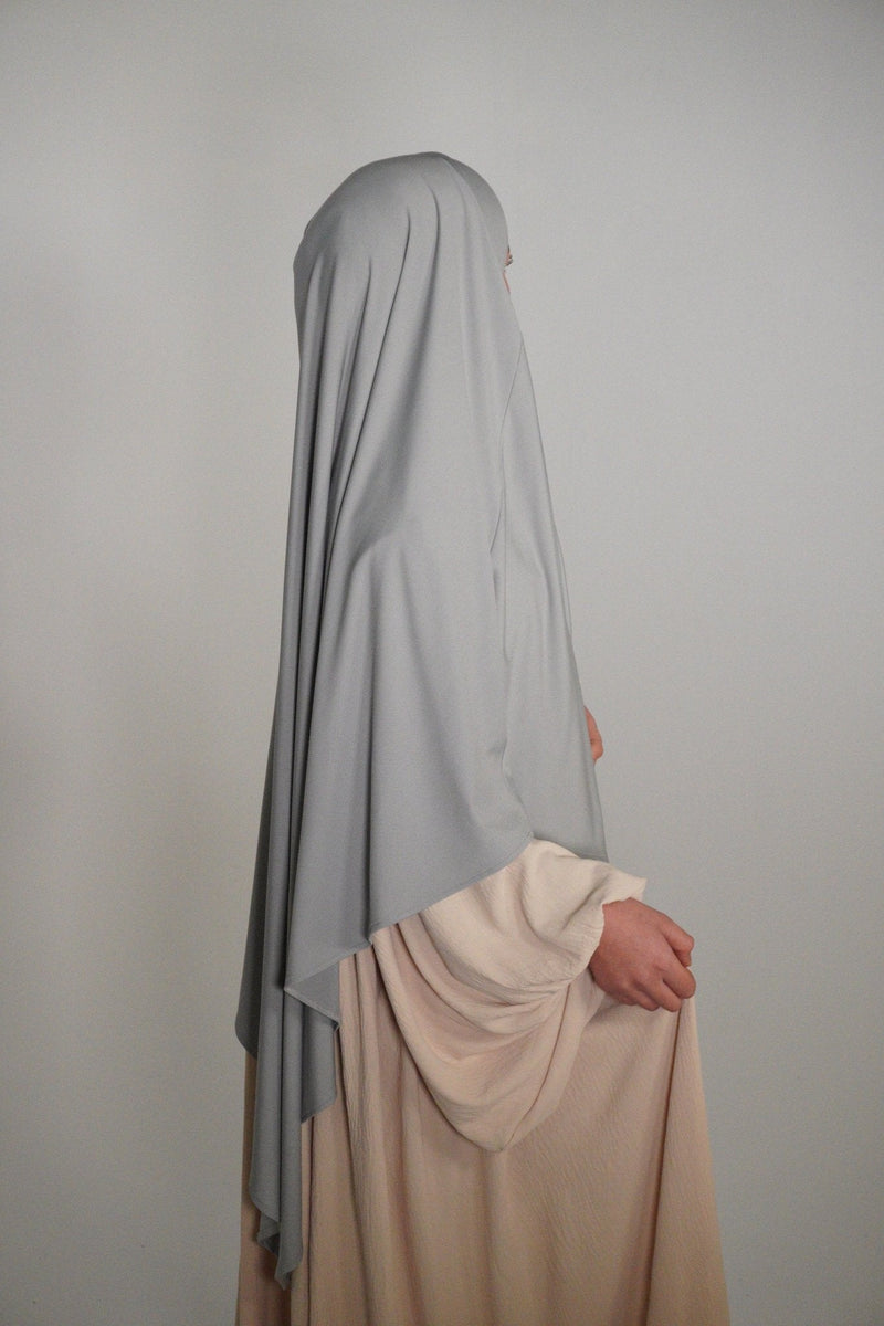 Jersey Khimar hellgrau - Byaygul